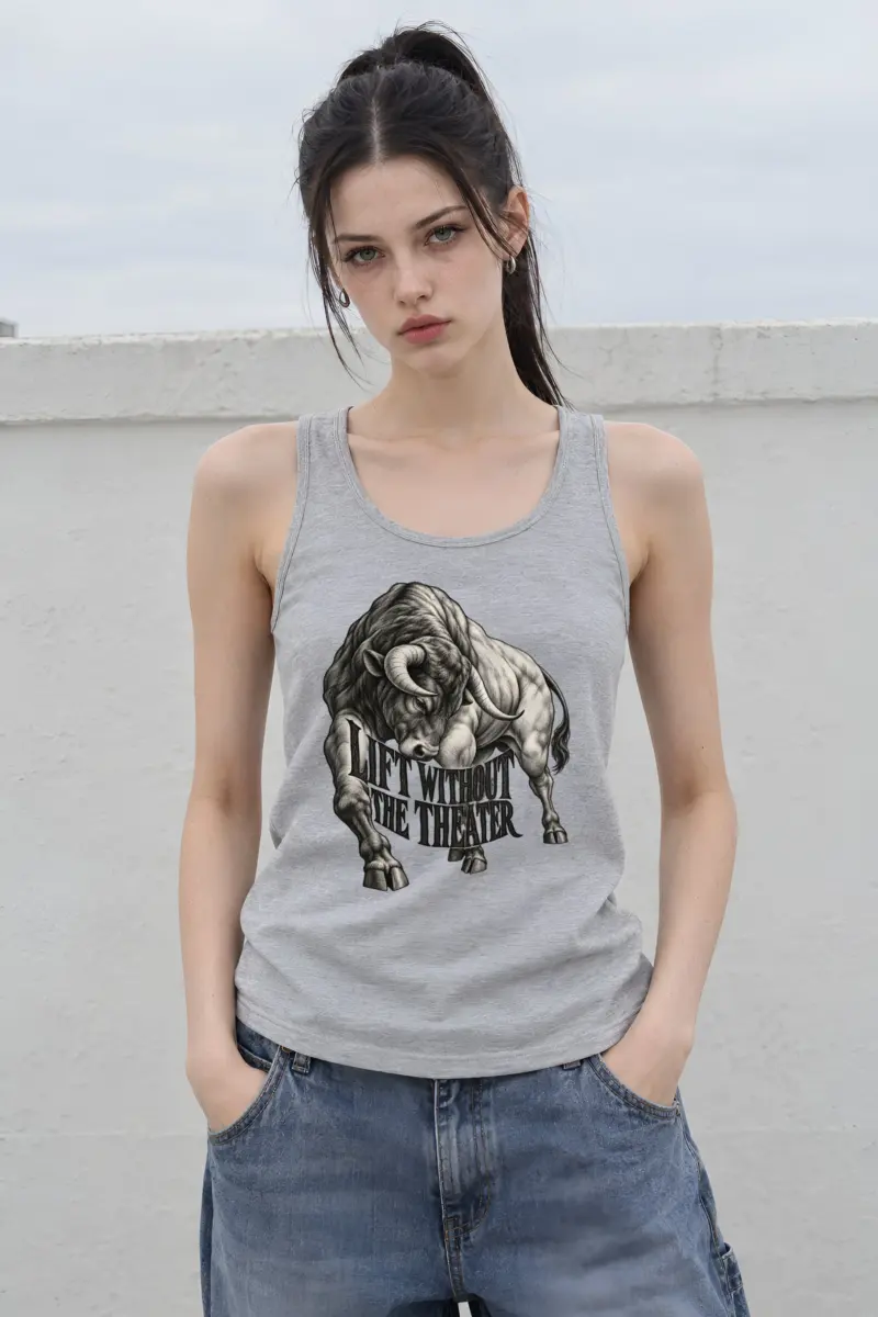 “Lift Without the Theater” Unisex Jersey Tank