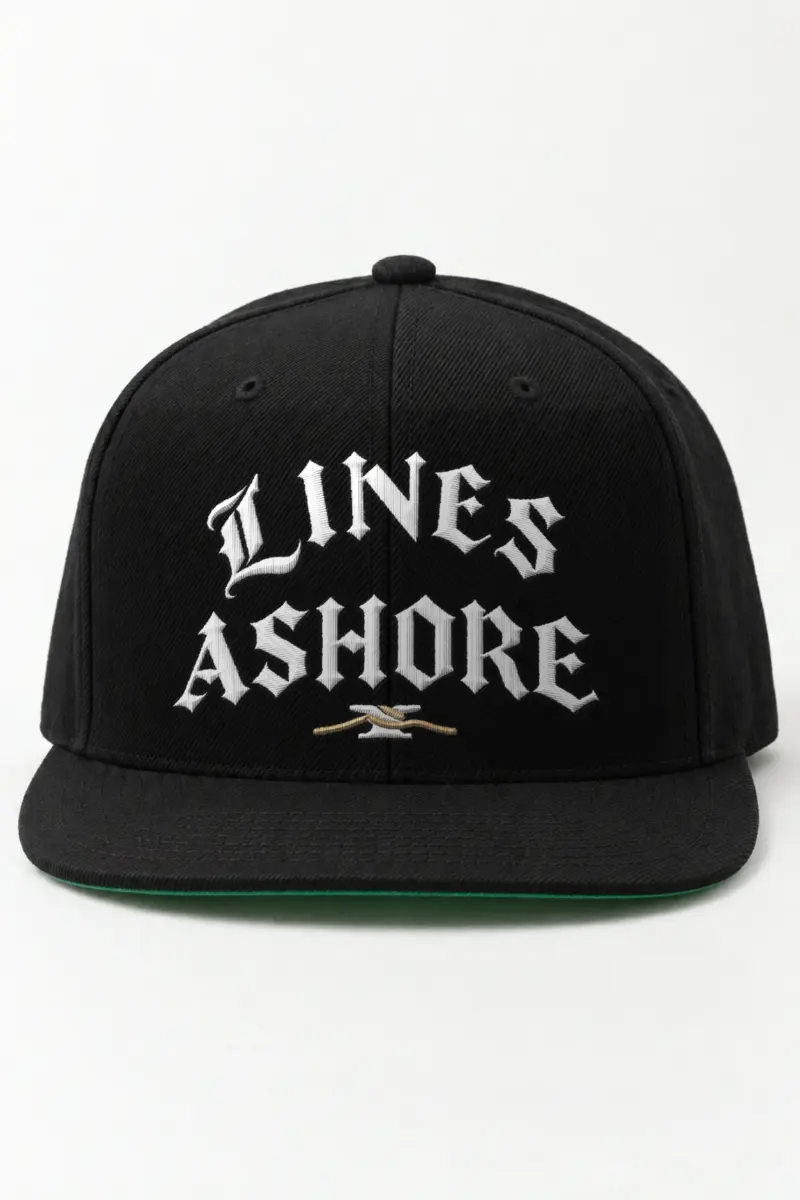 "Lines Ashore" Classic Snapback · Embroidered