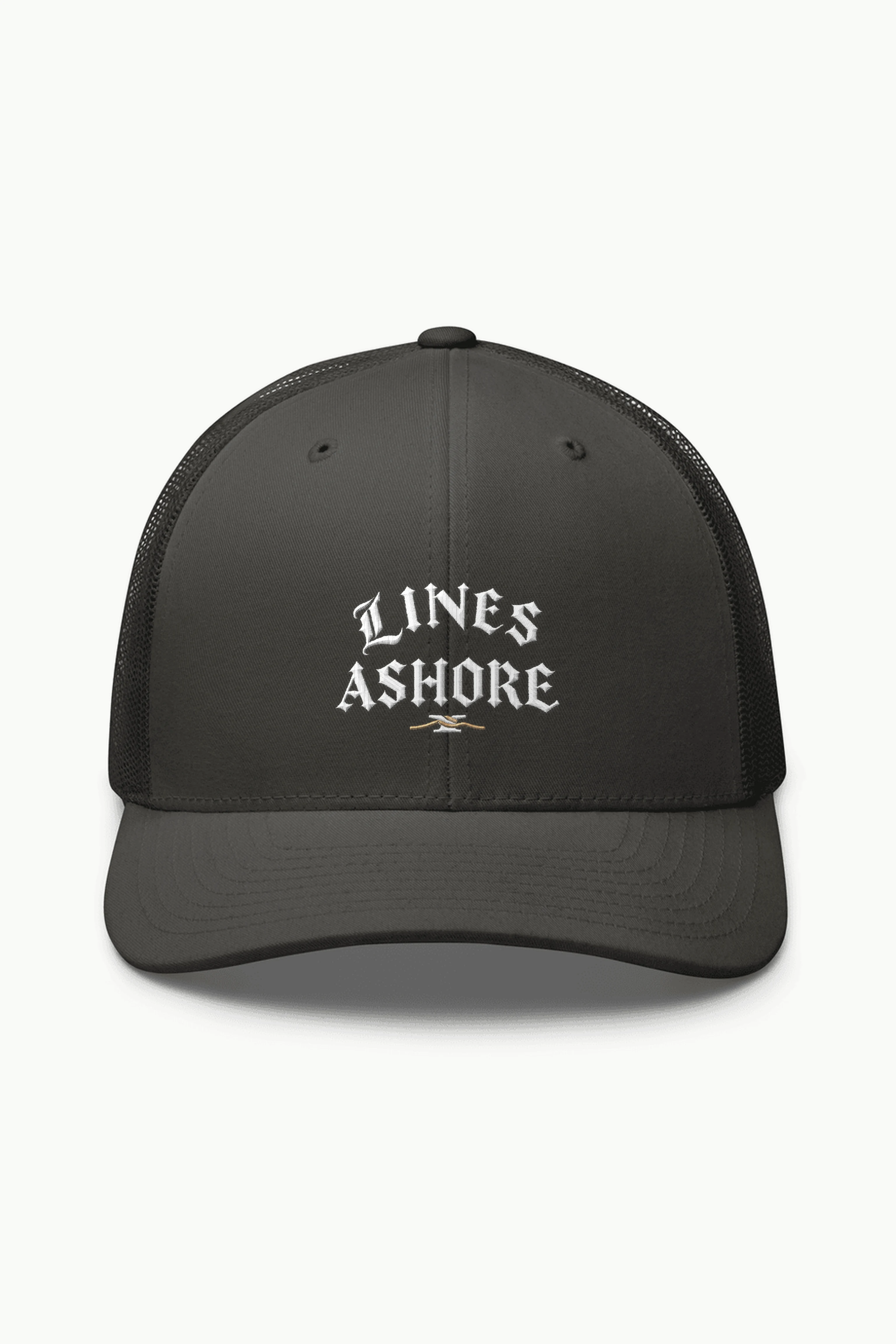 "Lines Ashore" Retro Trucker Cap · Embroidered