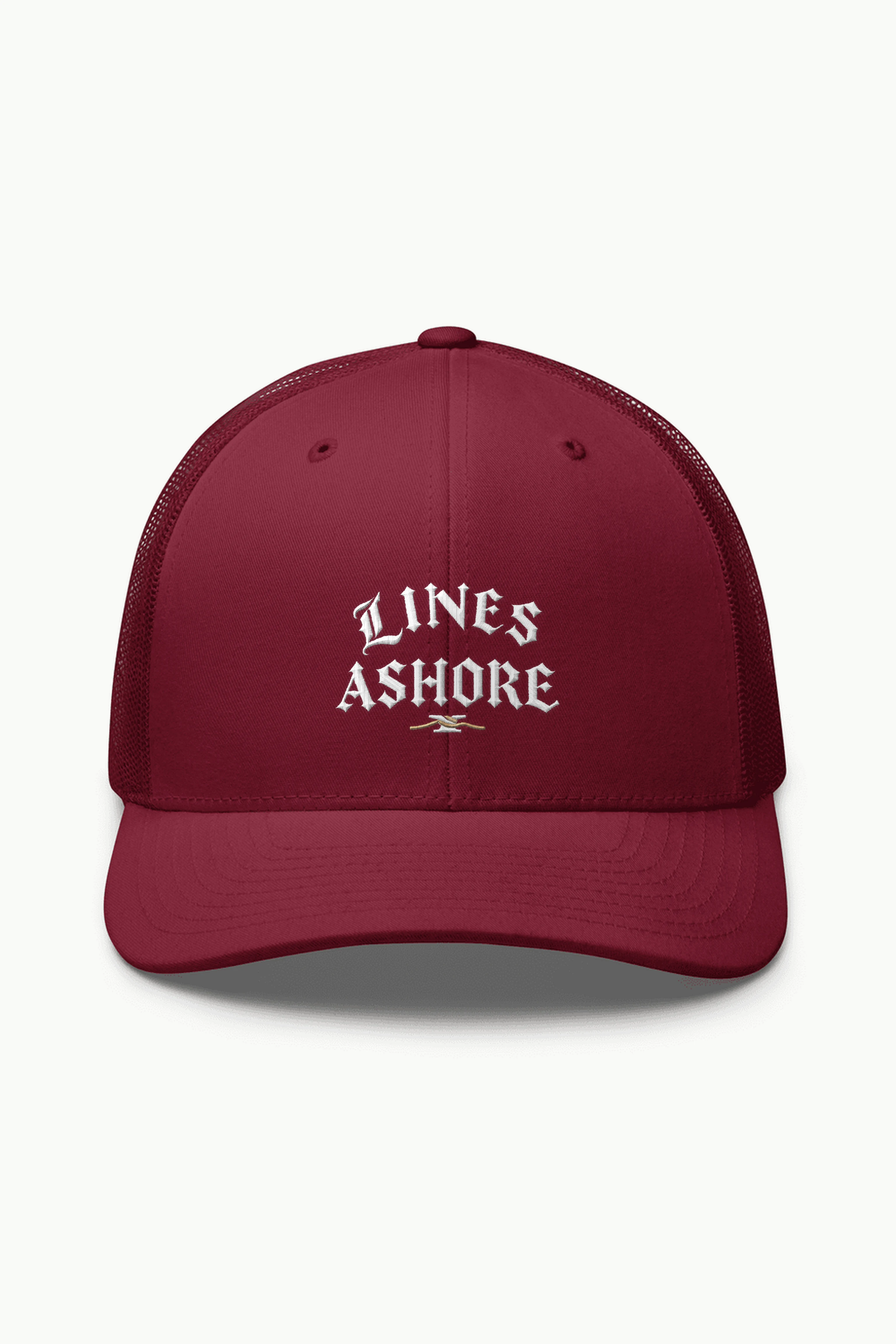 "Lines Ashore" Retro Trucker Cap · Embroidered
