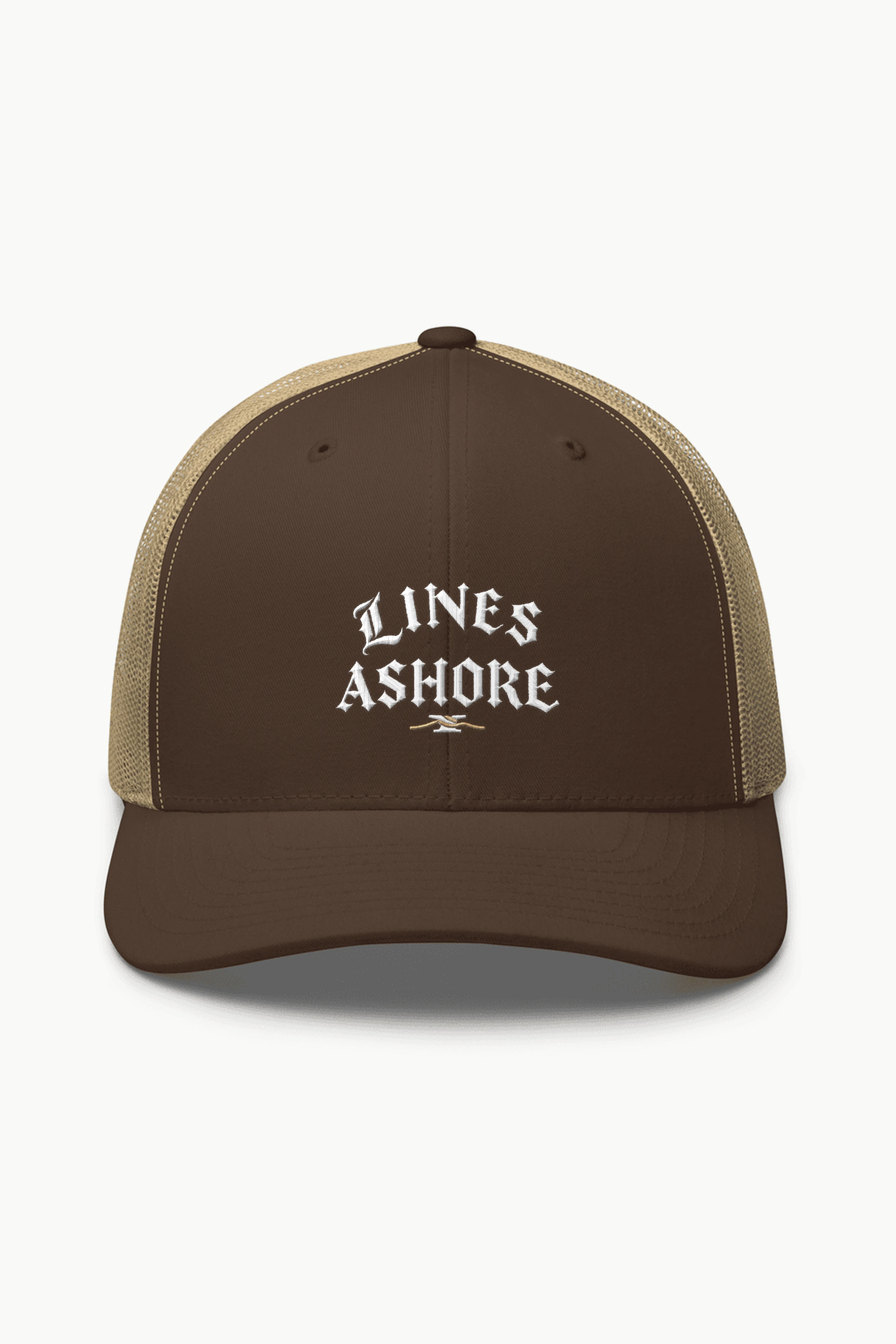 "Lines Ashore" Retro Trucker Cap · Embroidered