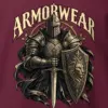 "Lion Shield Sentinel" Heavy Blend Unisex Crewneck Sweatshirt