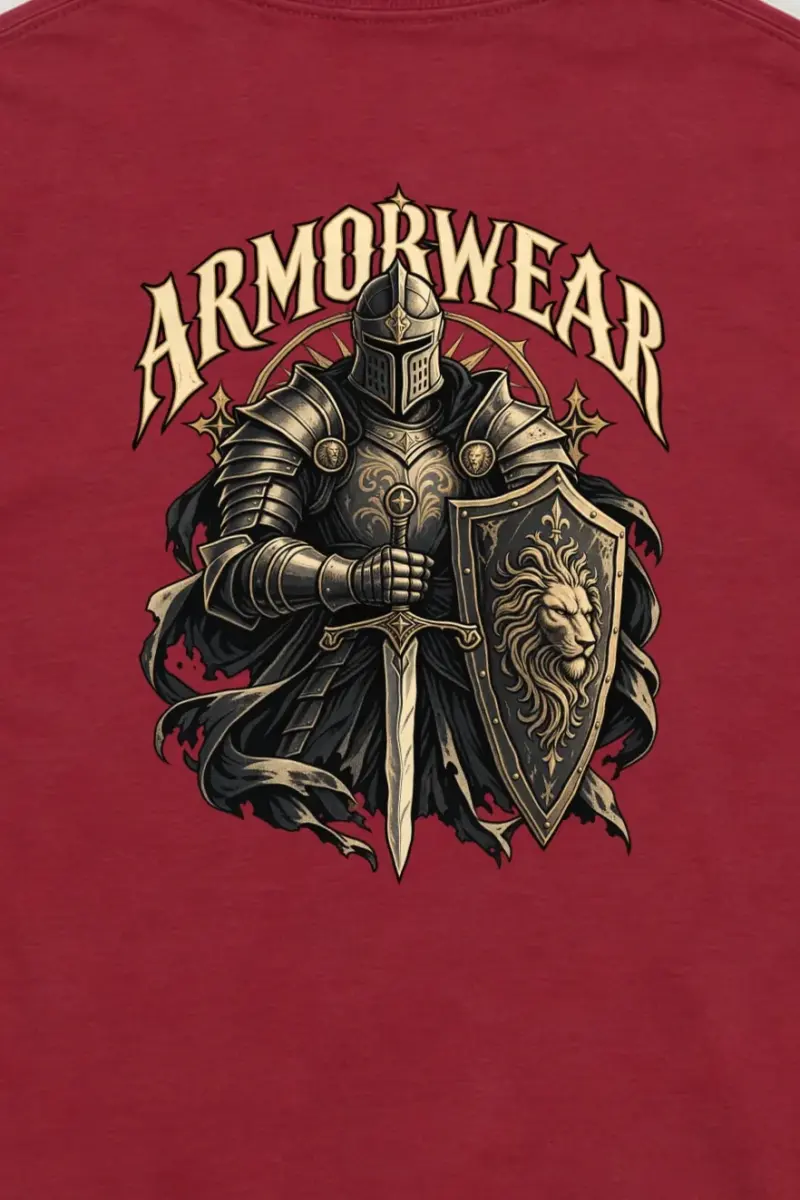 "Lion Shield Valor" Unisex Longsleeve T-shirt