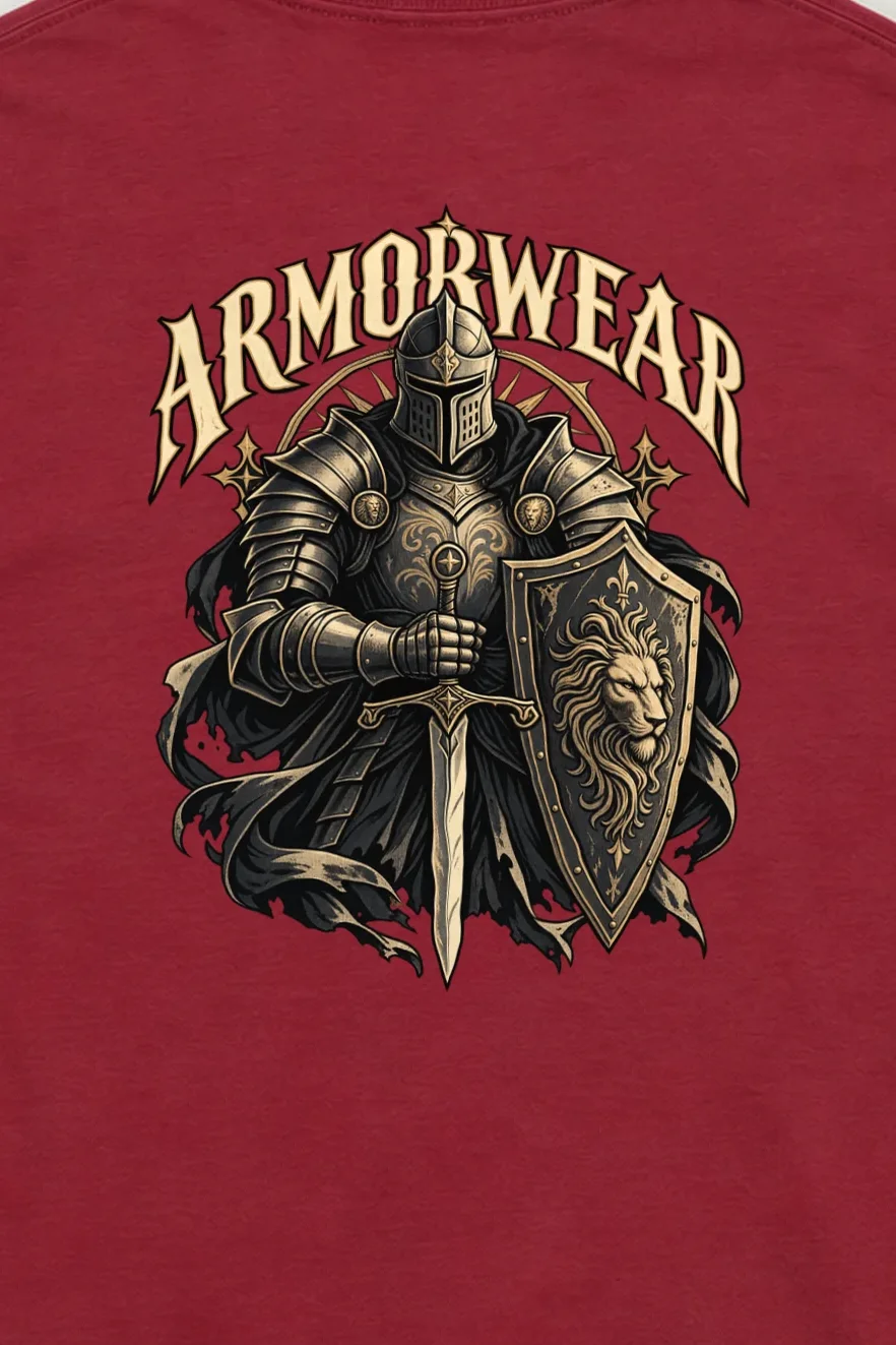 "Lion Shield Valor" Unisex Longsleeve T-shirt