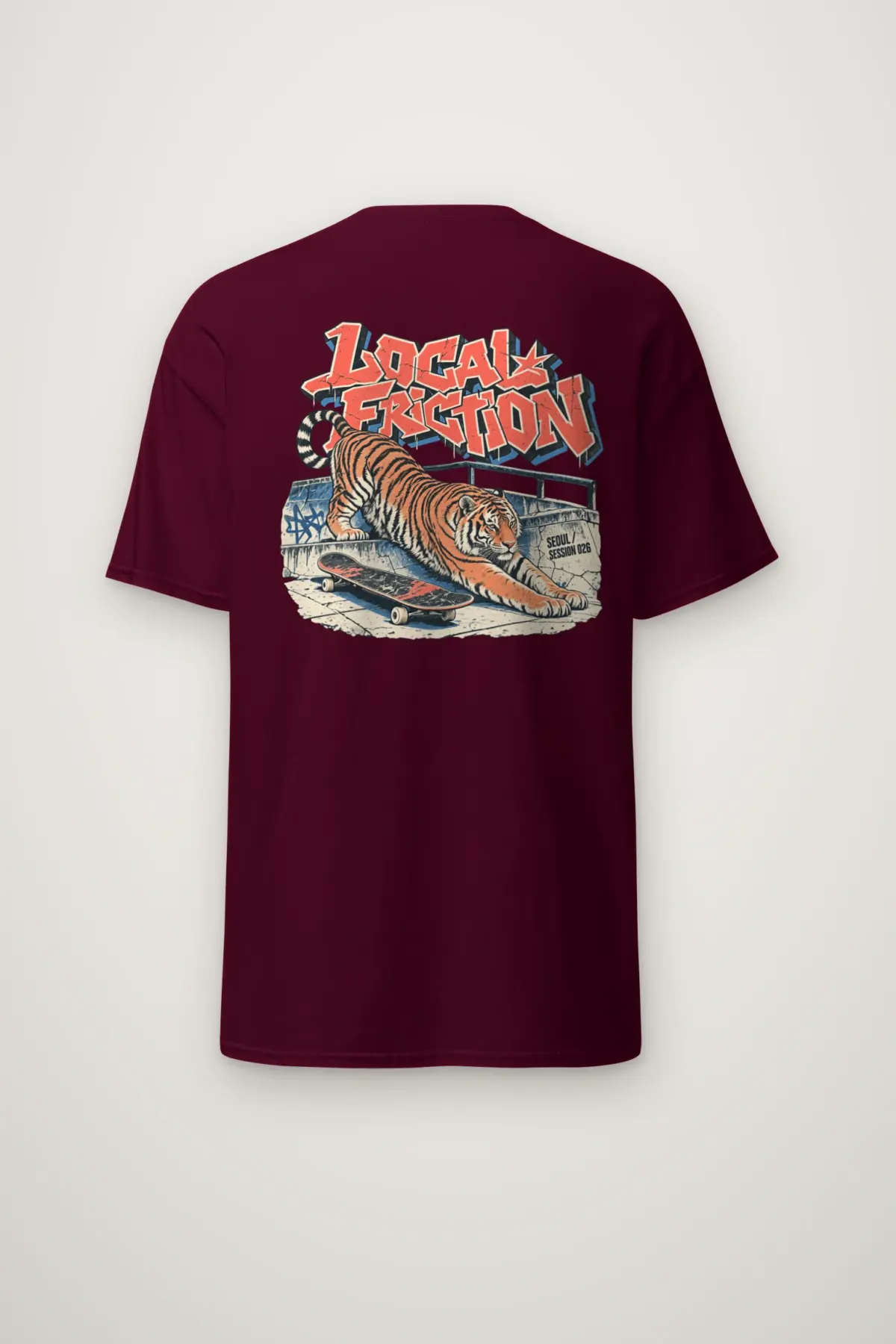 "Local Friction" Heavyweight Unisex Crewneck T-shirt