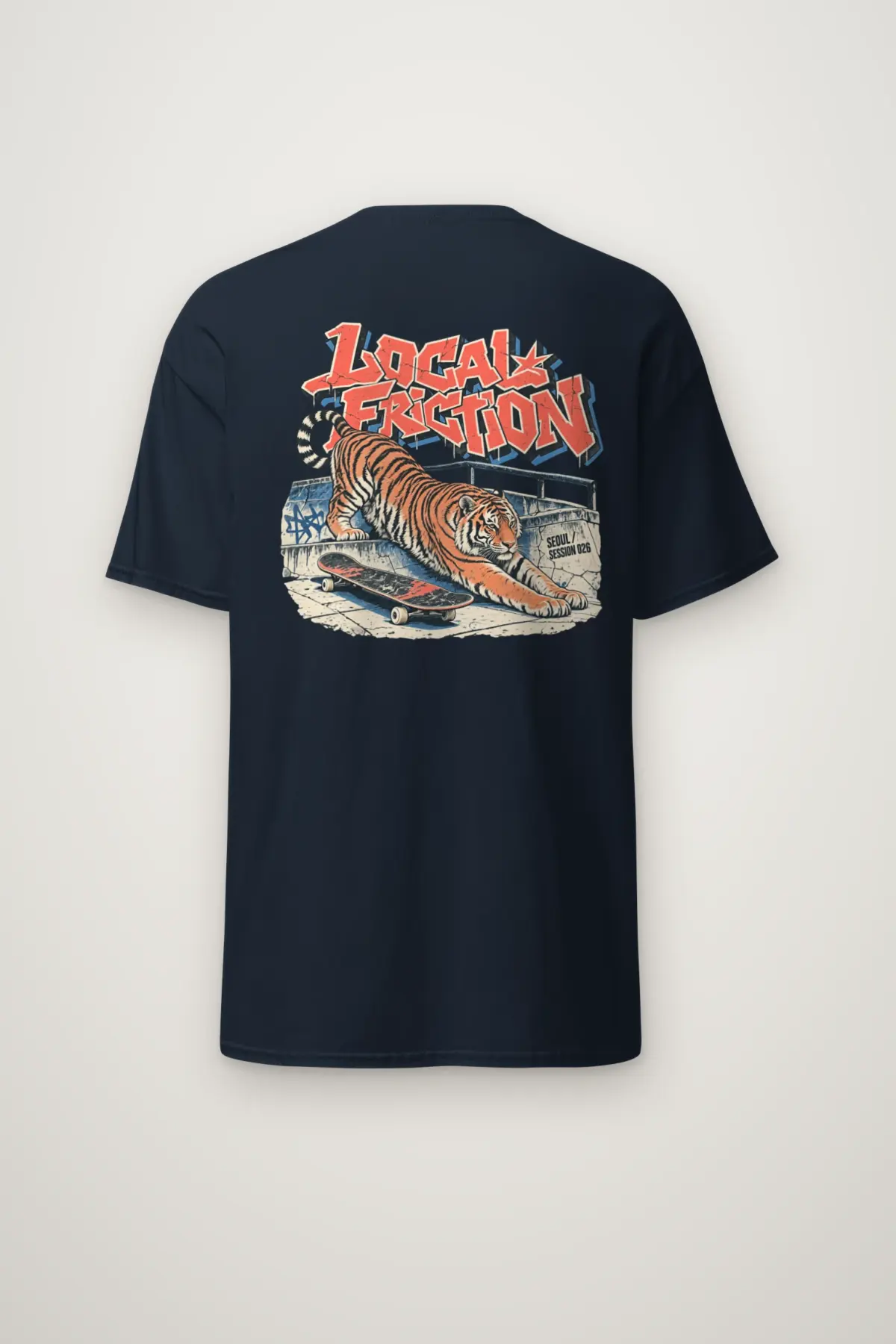 "Local Friction" Heavyweight Unisex Crewneck T-shirt