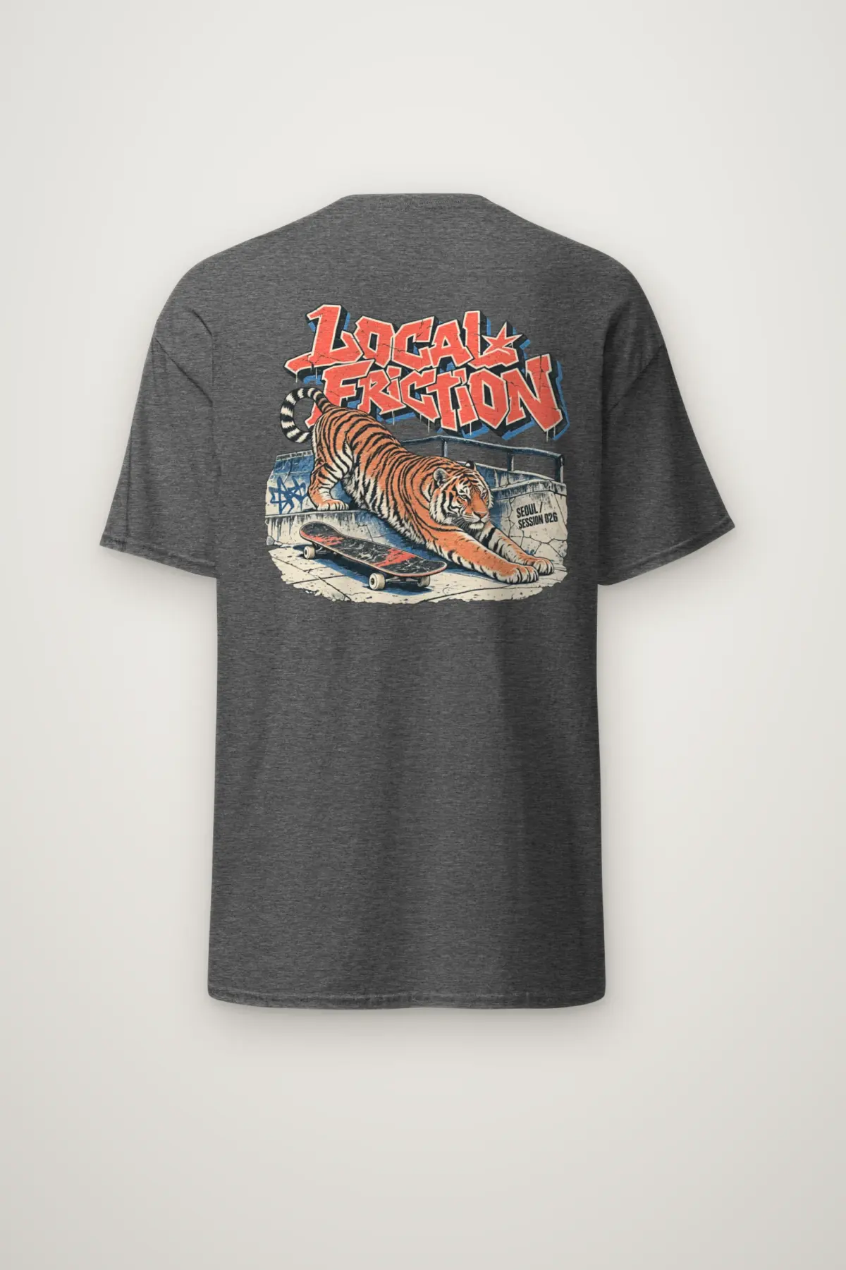 "Local Friction" Heavyweight Unisex Crewneck T-shirt