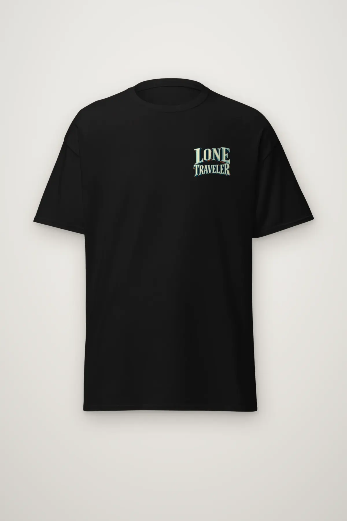 "Lone Traveler" Heavyweight Unisex Crewneck T-shirt