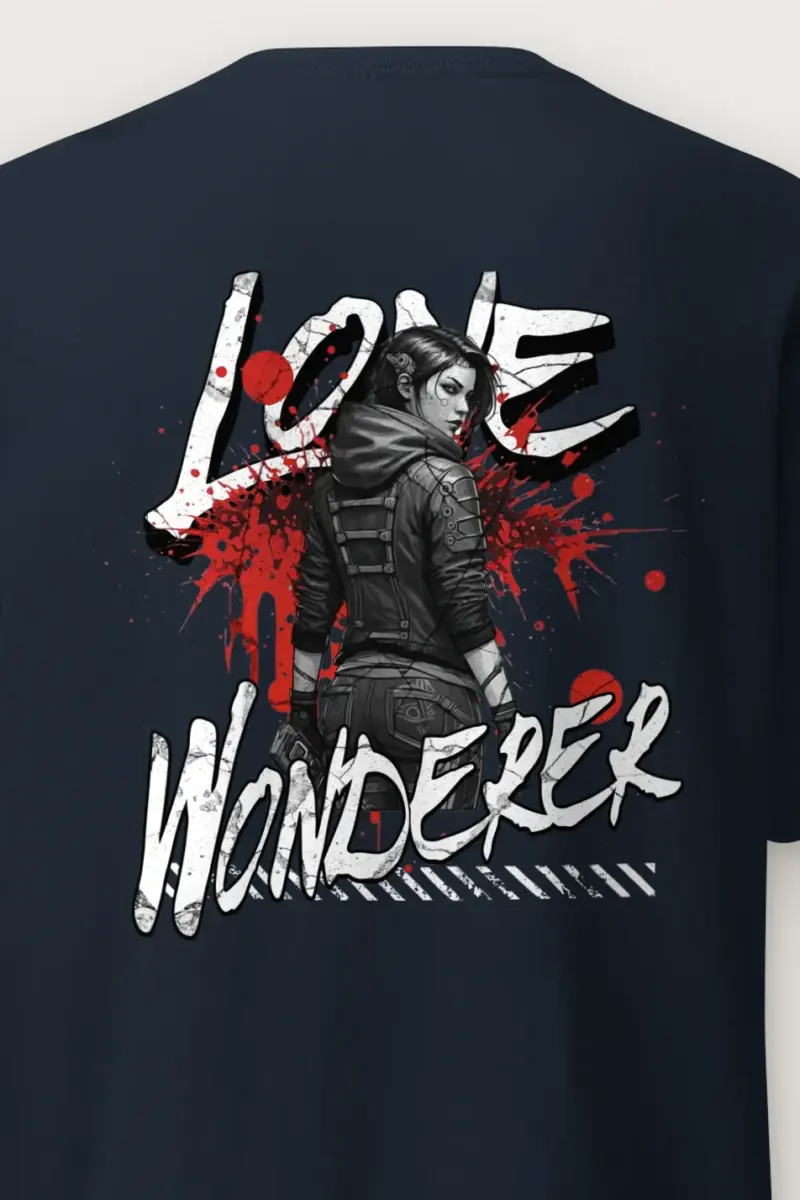 "Lone Wonderer" Heavyweight Unisex Crewneck T-shirt