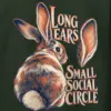 "Long Ears, Small Social Circle" Heavy Blend Unisex Pullover Hoodie