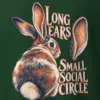 "Long Ears Small Social Circle" Heavyweight Unisex Crewneck T-shirt