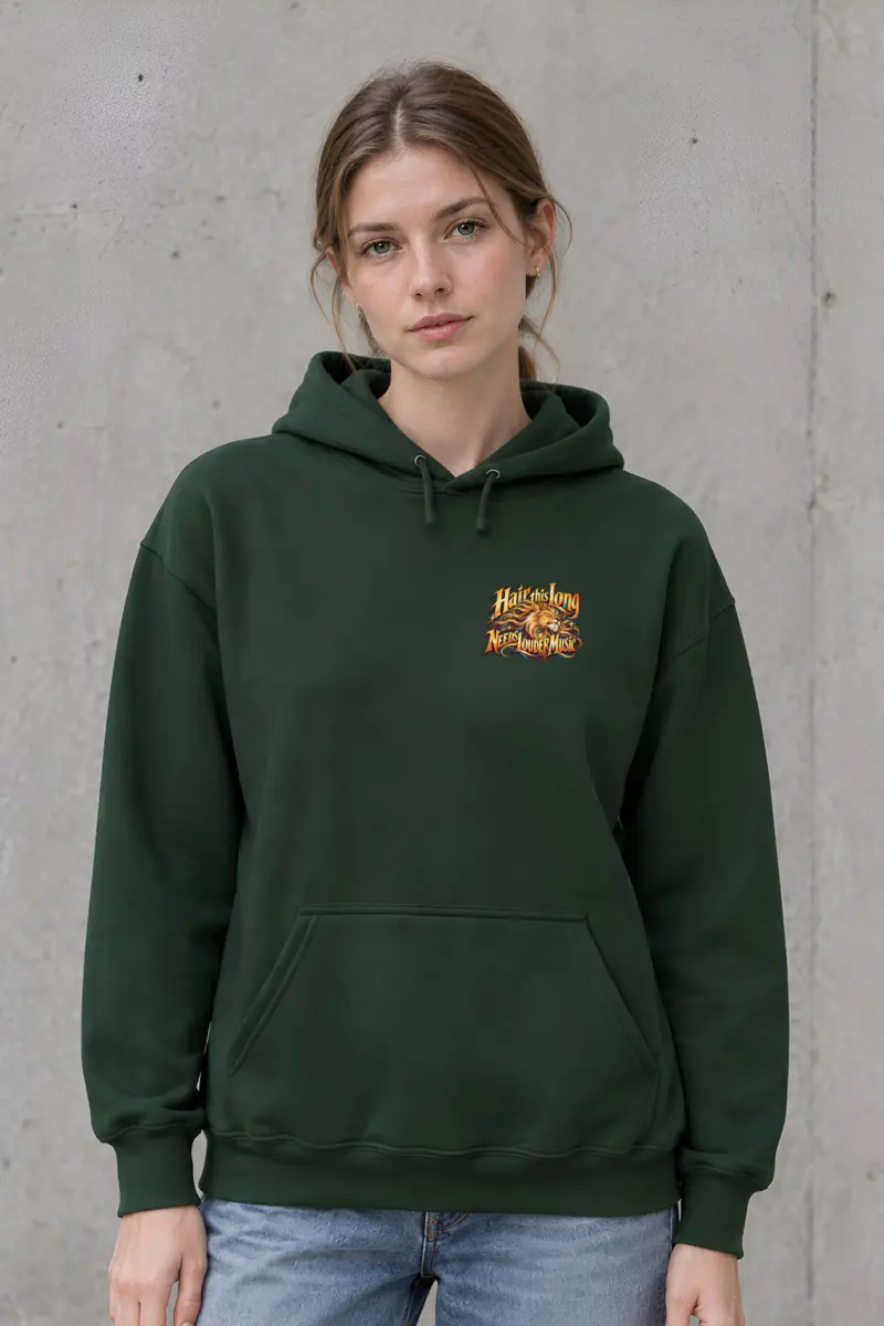 “Long Mane Lion” Unisex Pullover Hoodie