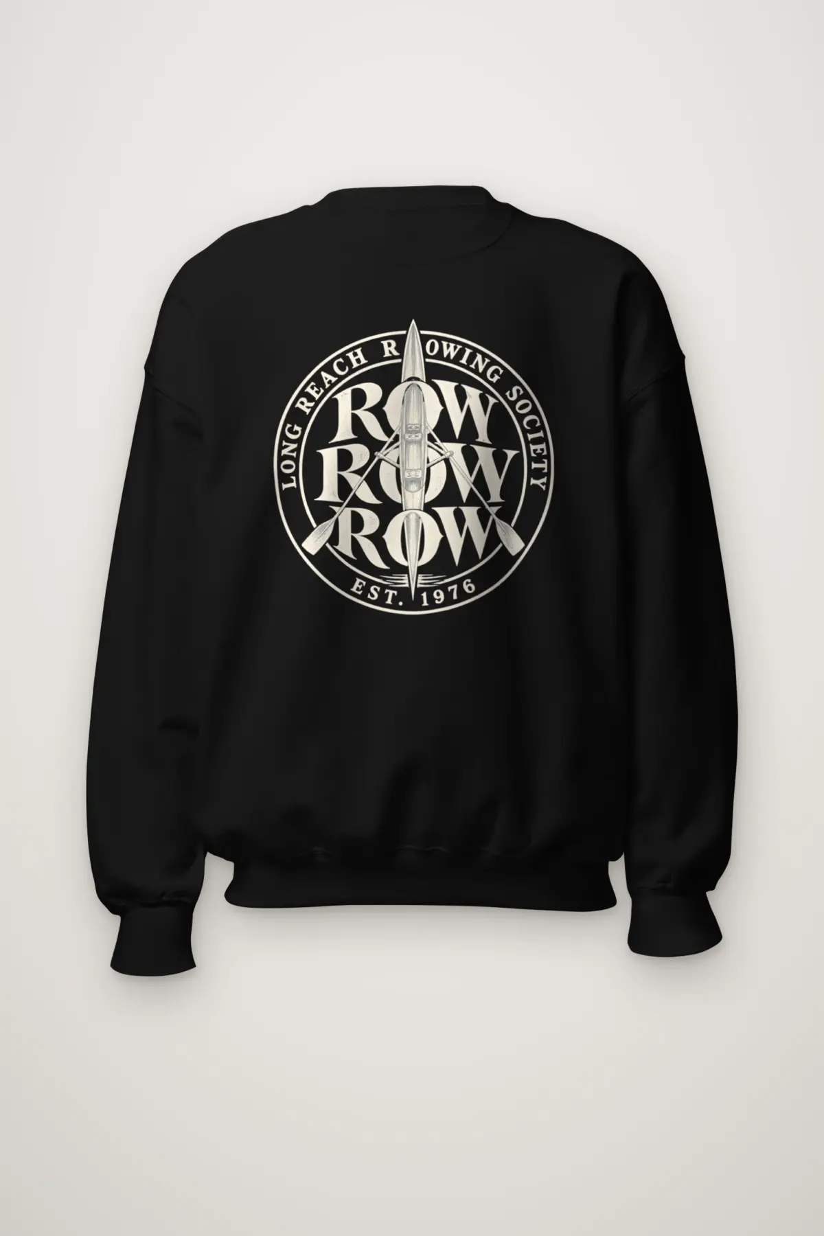 "Long Reach Rowing Society" Heavy Blend Unisex Crewneck Sweatshirt