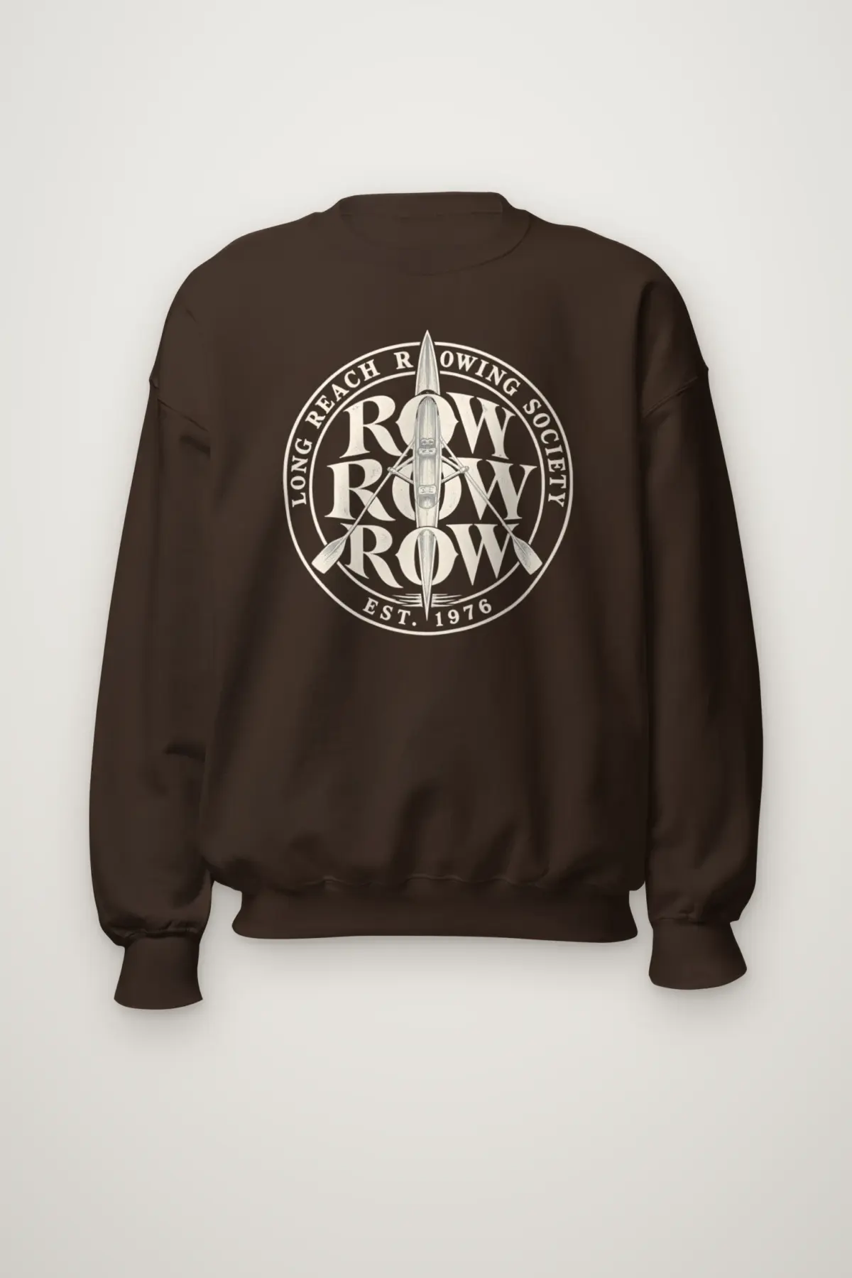 "Long Reach Rowing Society" Heavy Blend Unisex Crewneck Sweatshirt