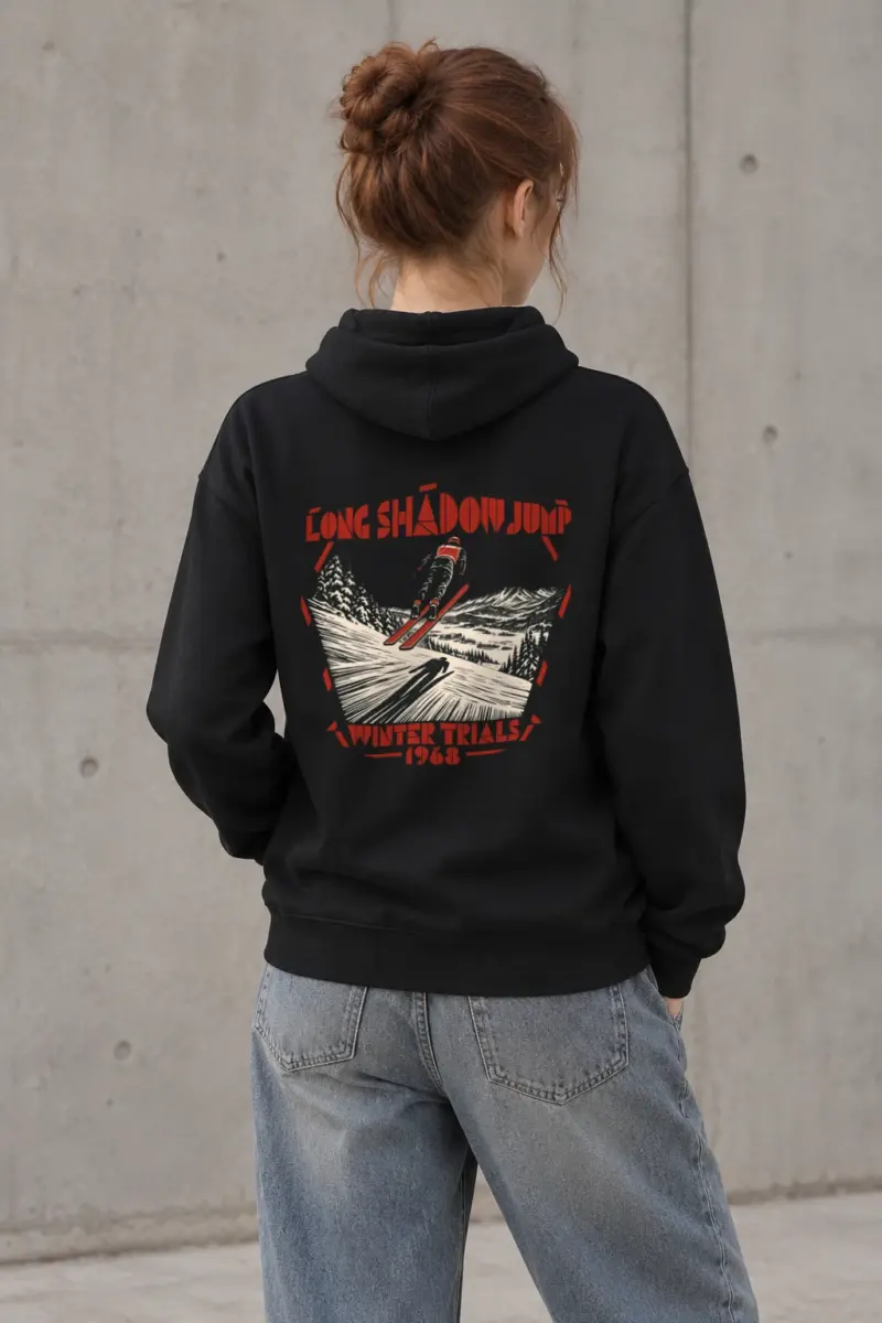 "Long Shadow Jump" Heavy Blend Unisex Pullover Hoodie