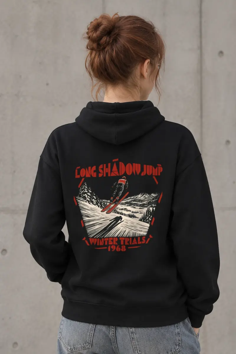 "Long Shadow Jump" Heavy Blend Unisex Pullover Hoodie