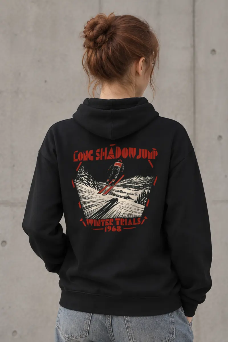 "Long Shadow Jump" Heavy Blend Unisex Pullover Hoodie