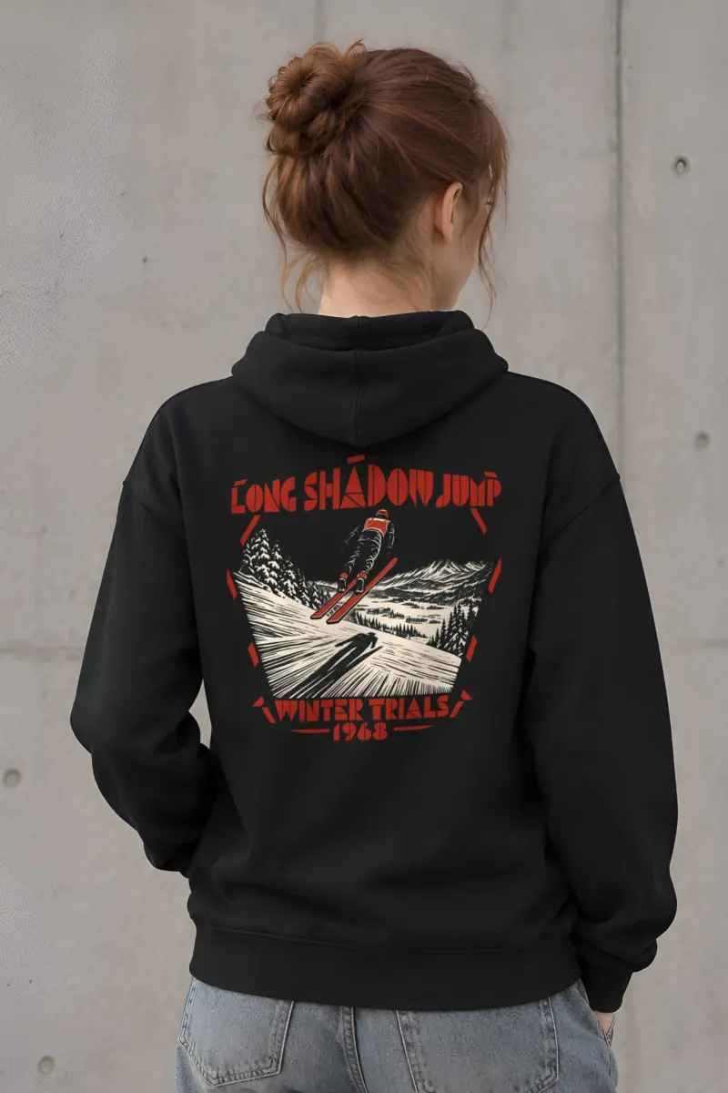 "Long Shadow Jump" Heavy Blend Unisex Pullover Hoodie