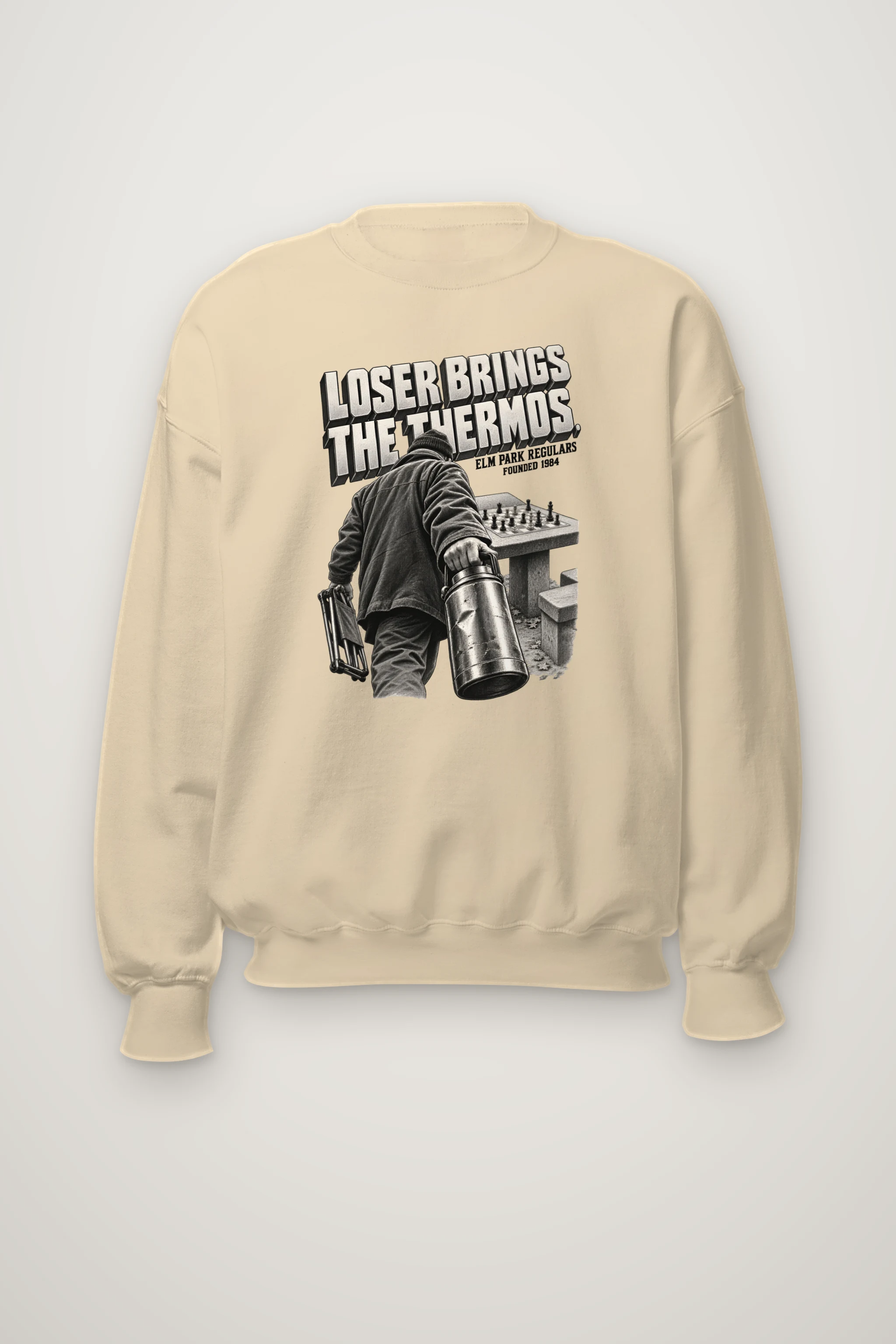 "Loser Brings The Thermos" Heavy Blend Unisex Crewneck Sweatshirt