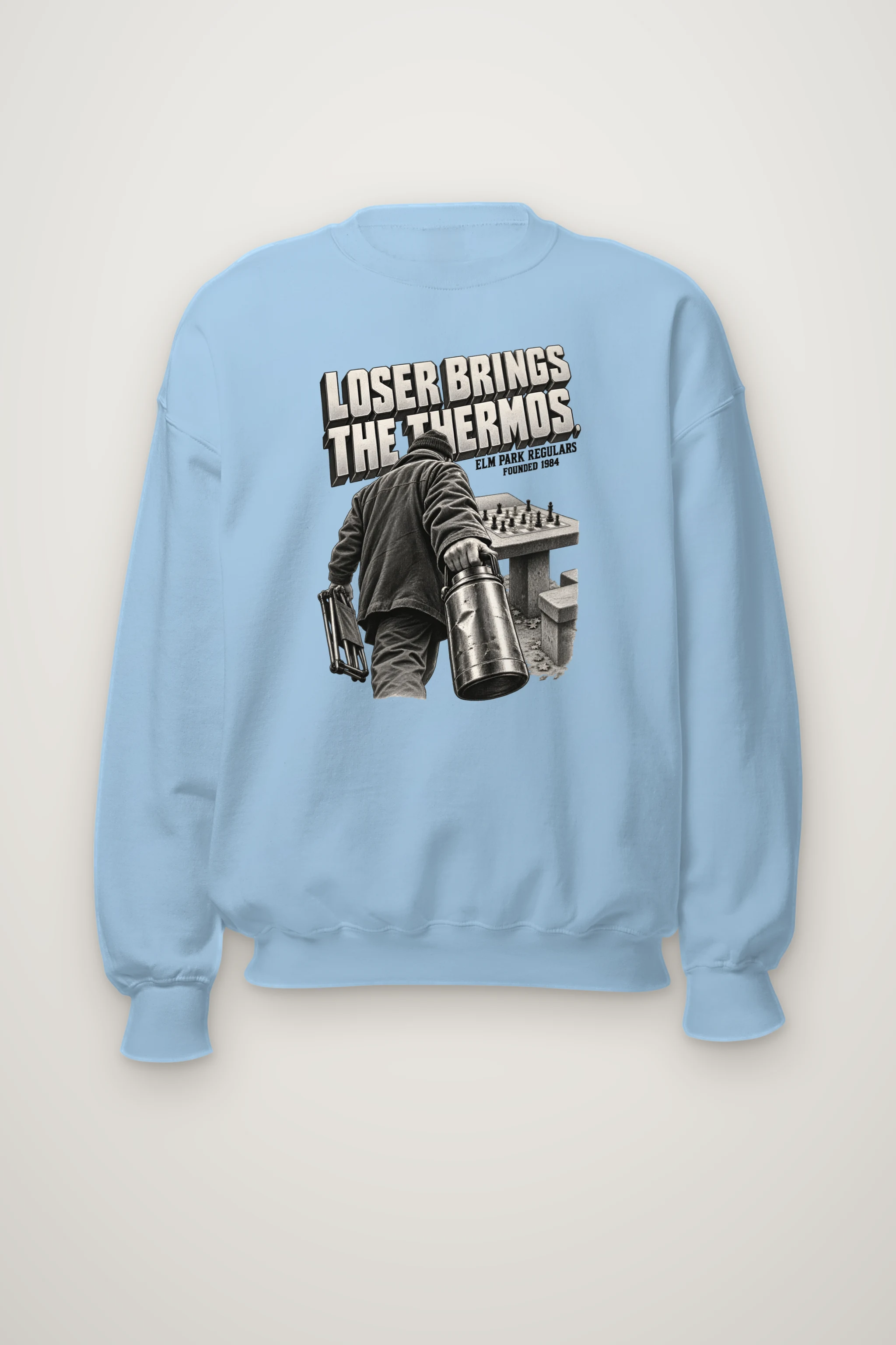 "Loser Brings The Thermos" Heavy Blend Unisex Crewneck Sweatshirt