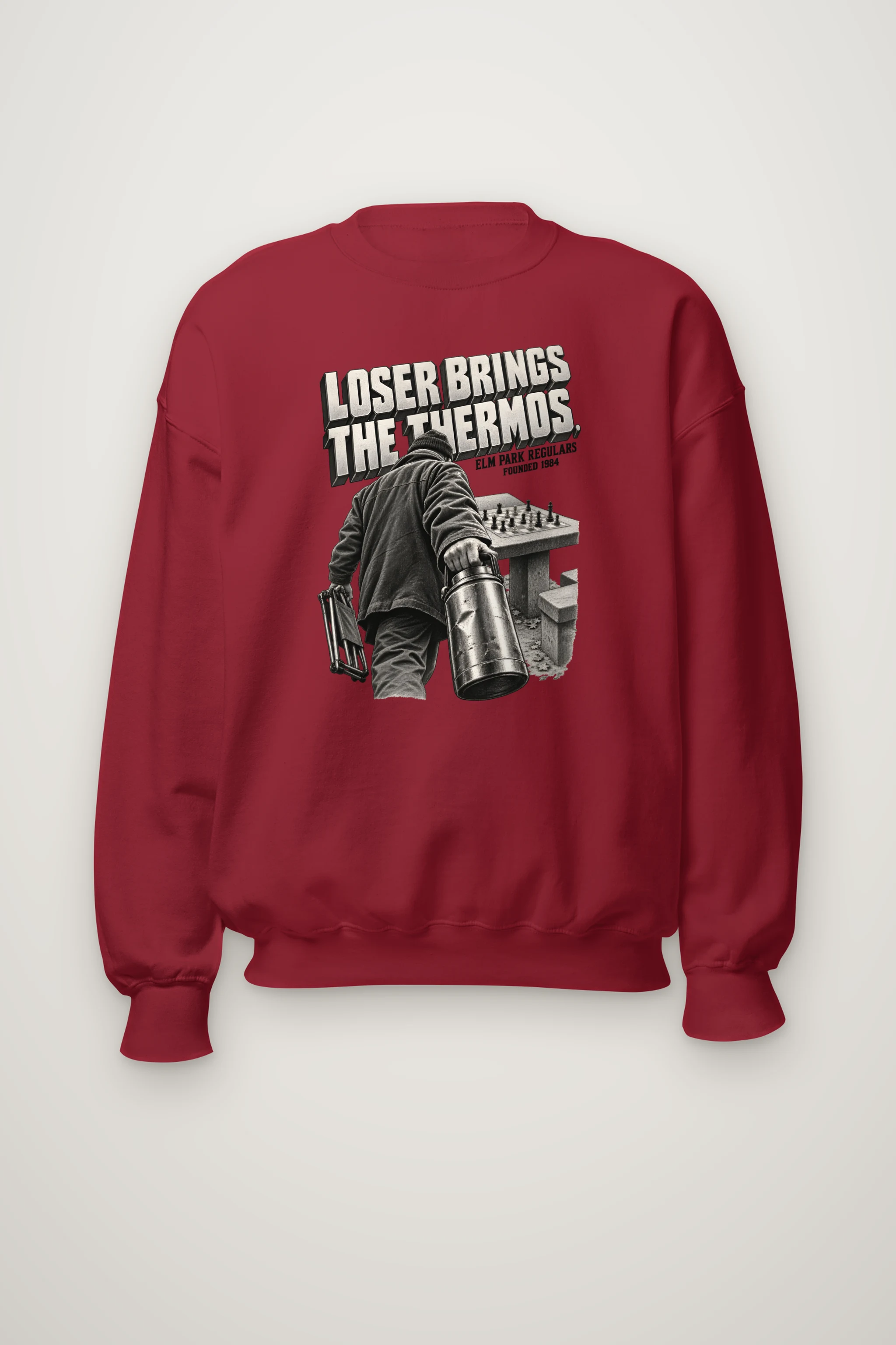 "Loser Brings The Thermos" Heavy Blend Unisex Crewneck Sweatshirt