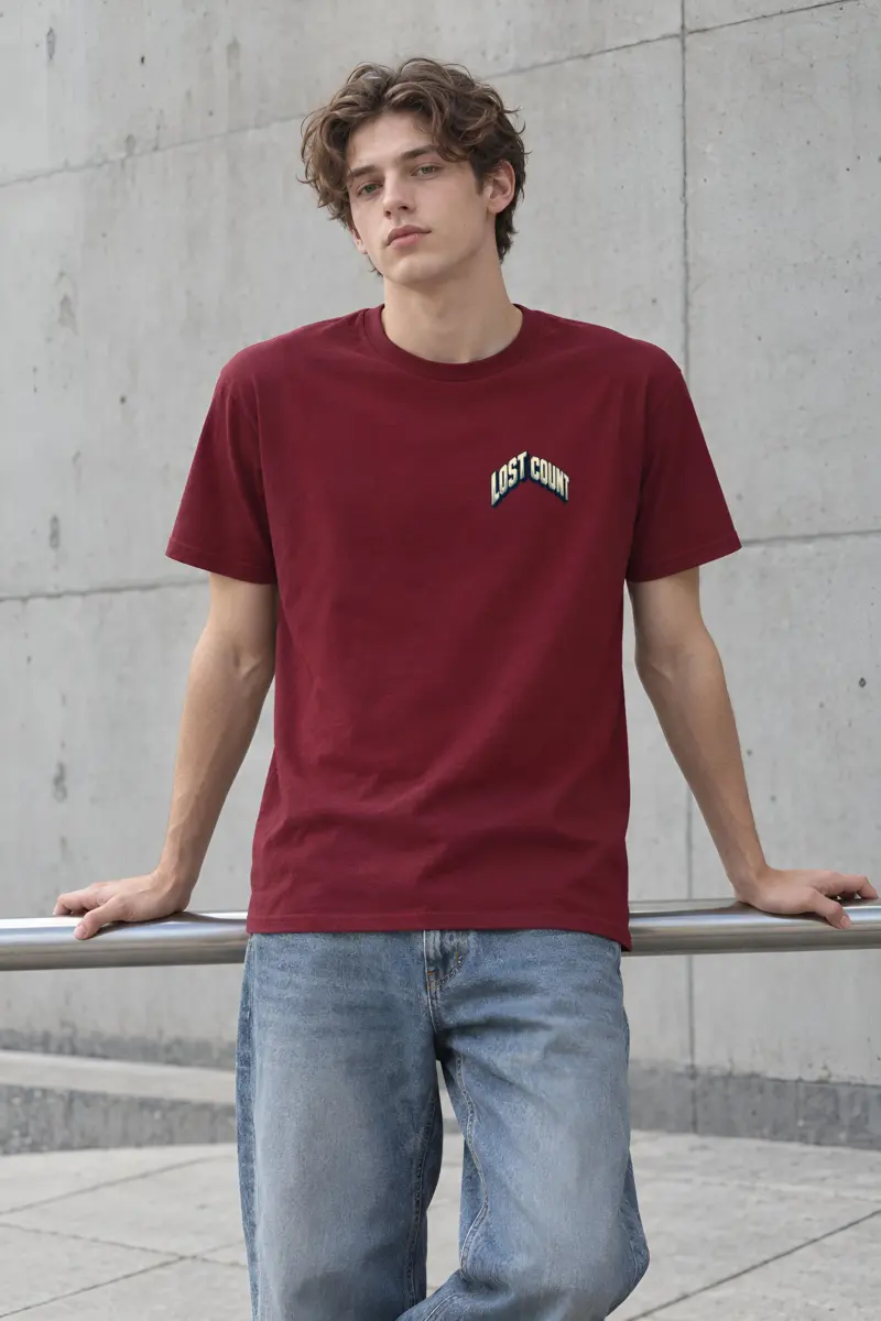 "Lost Count Swimmer" Heavyweight Unisex Crewneck T-shirt
