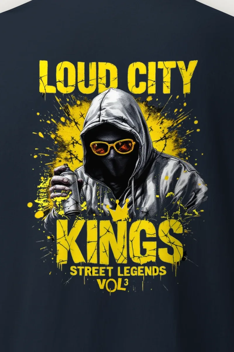 "Loud City Kings" Heavyweight Unisex Crewneck T-shirt
