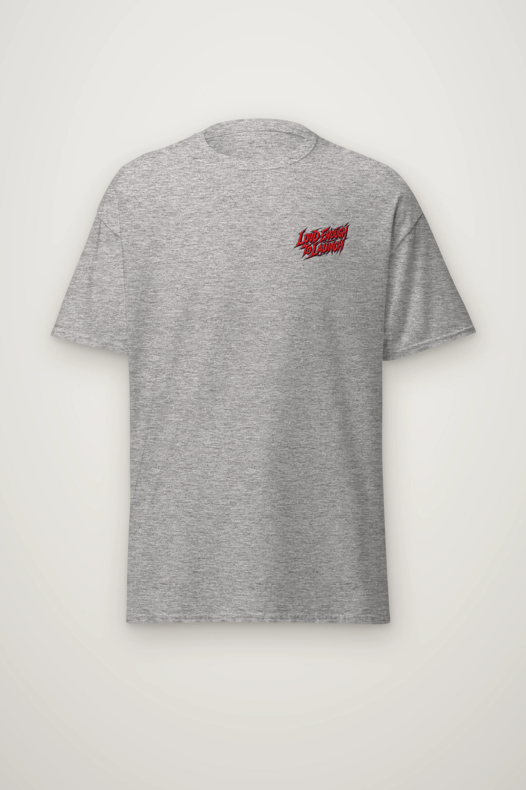 "Loud Enough to Launch" Heavyweight Unisex Crewneck T-shirt