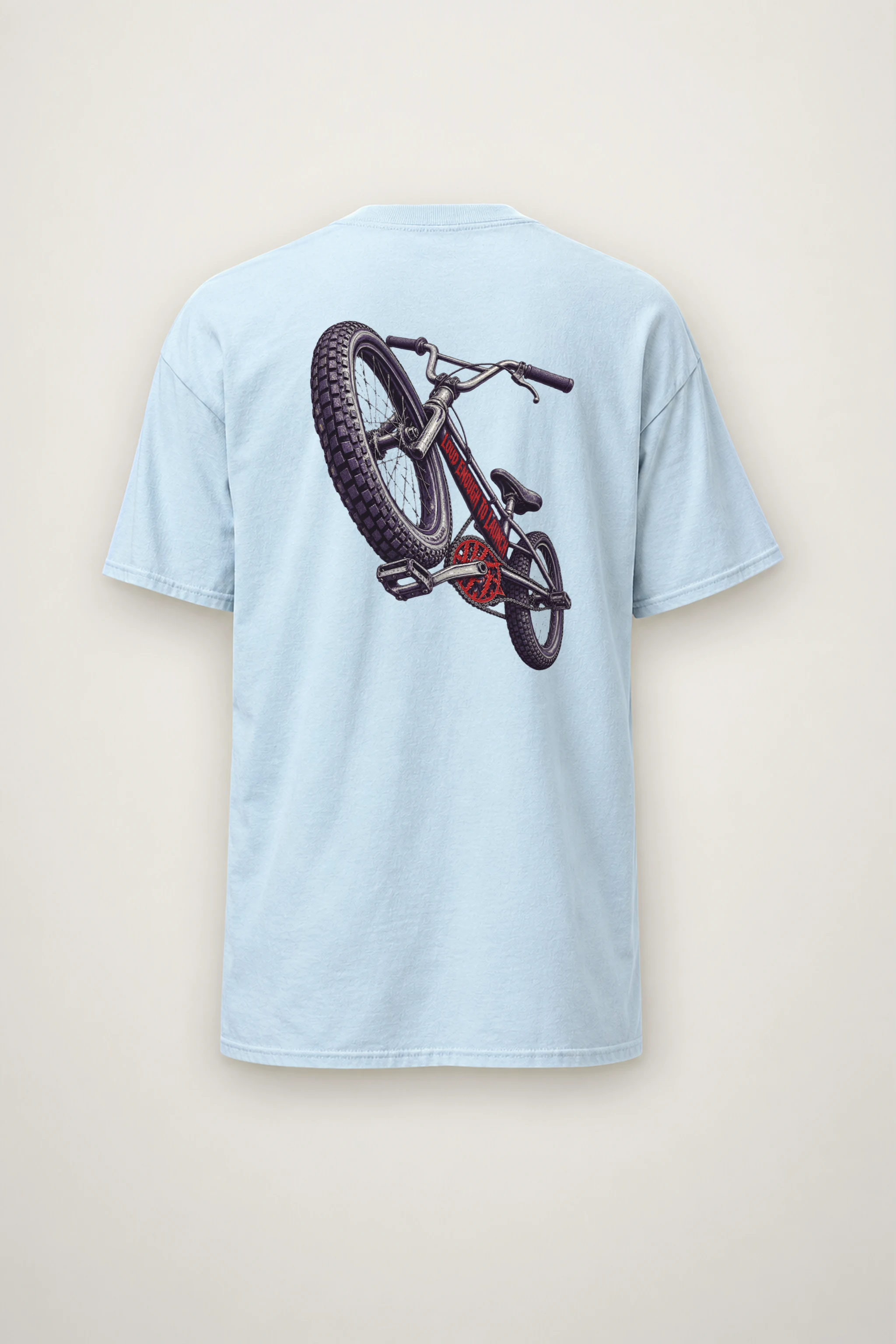 "Loud Enough to Launch" Heavyweight Unisex Crewneck T-shirt