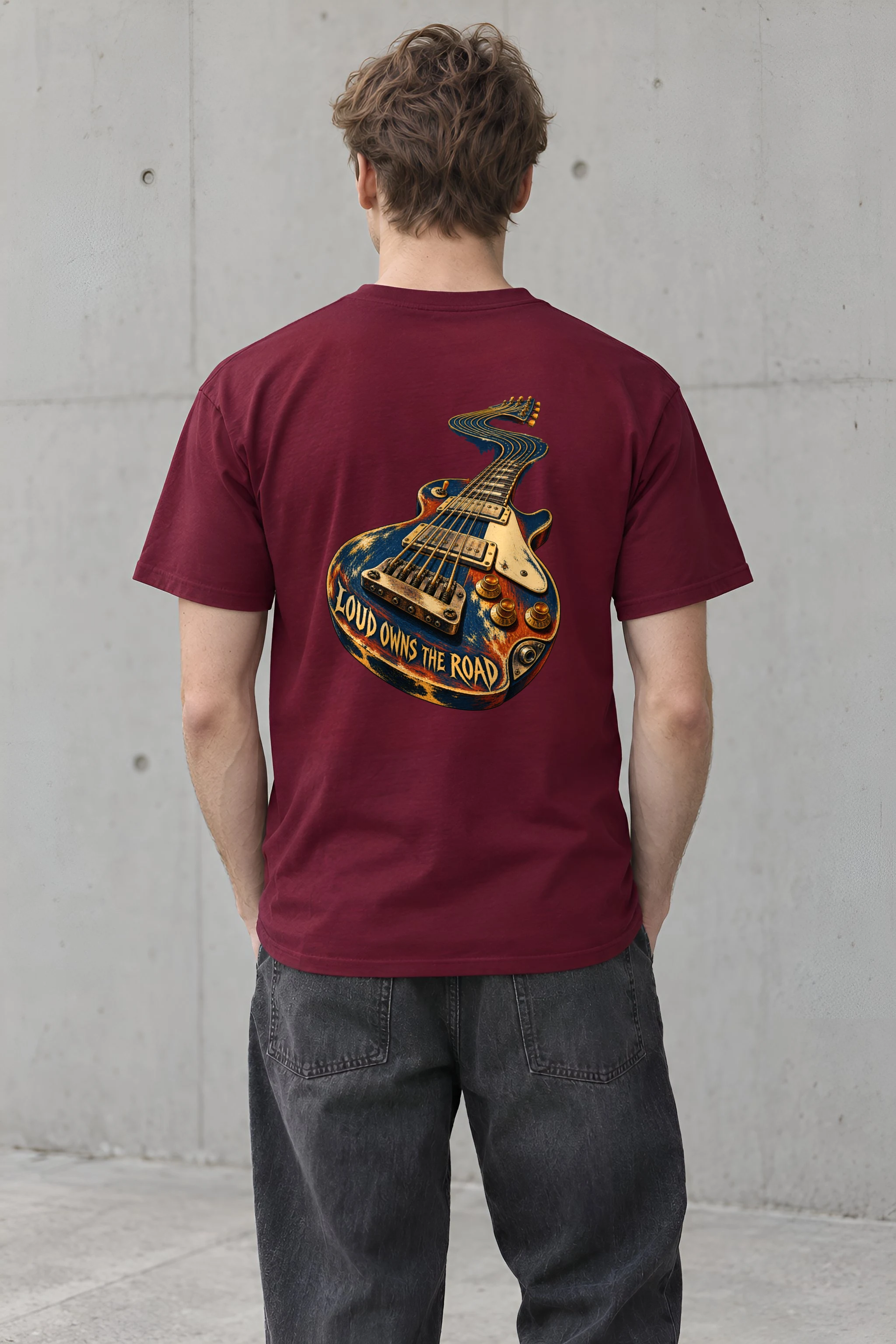 "Loud Owns the Road" Heavyweight Unisex Crewneck T-shirt