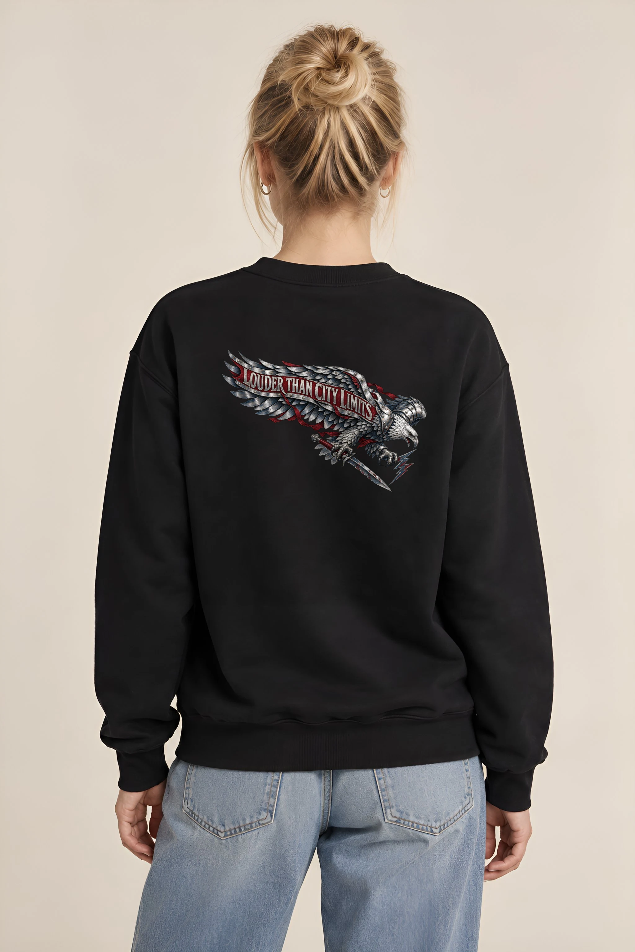 "Louder Than City Limits" Heavy Blend Unisex Crewneck Sweatshirt
