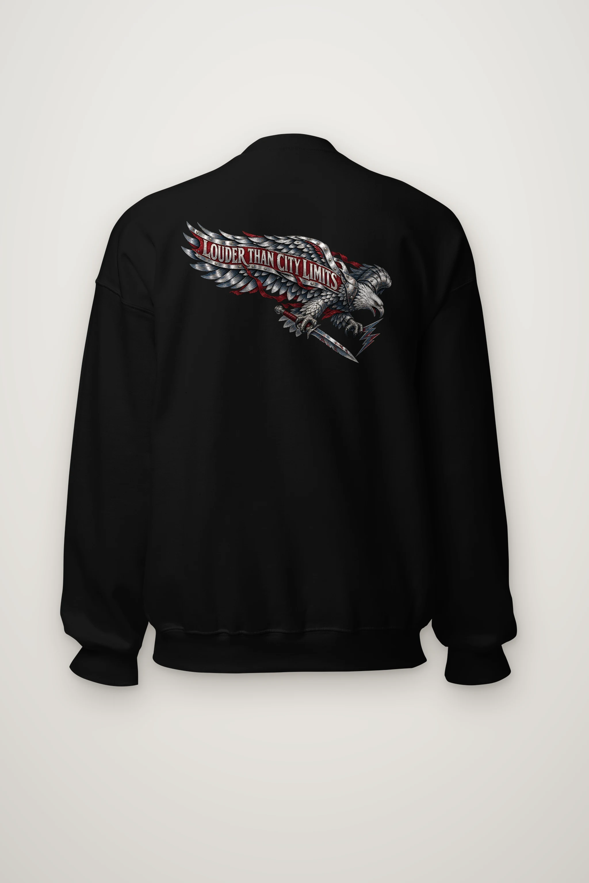 "Louder Than City Limits" Heavy Blend Unisex Crewneck Sweatshirt