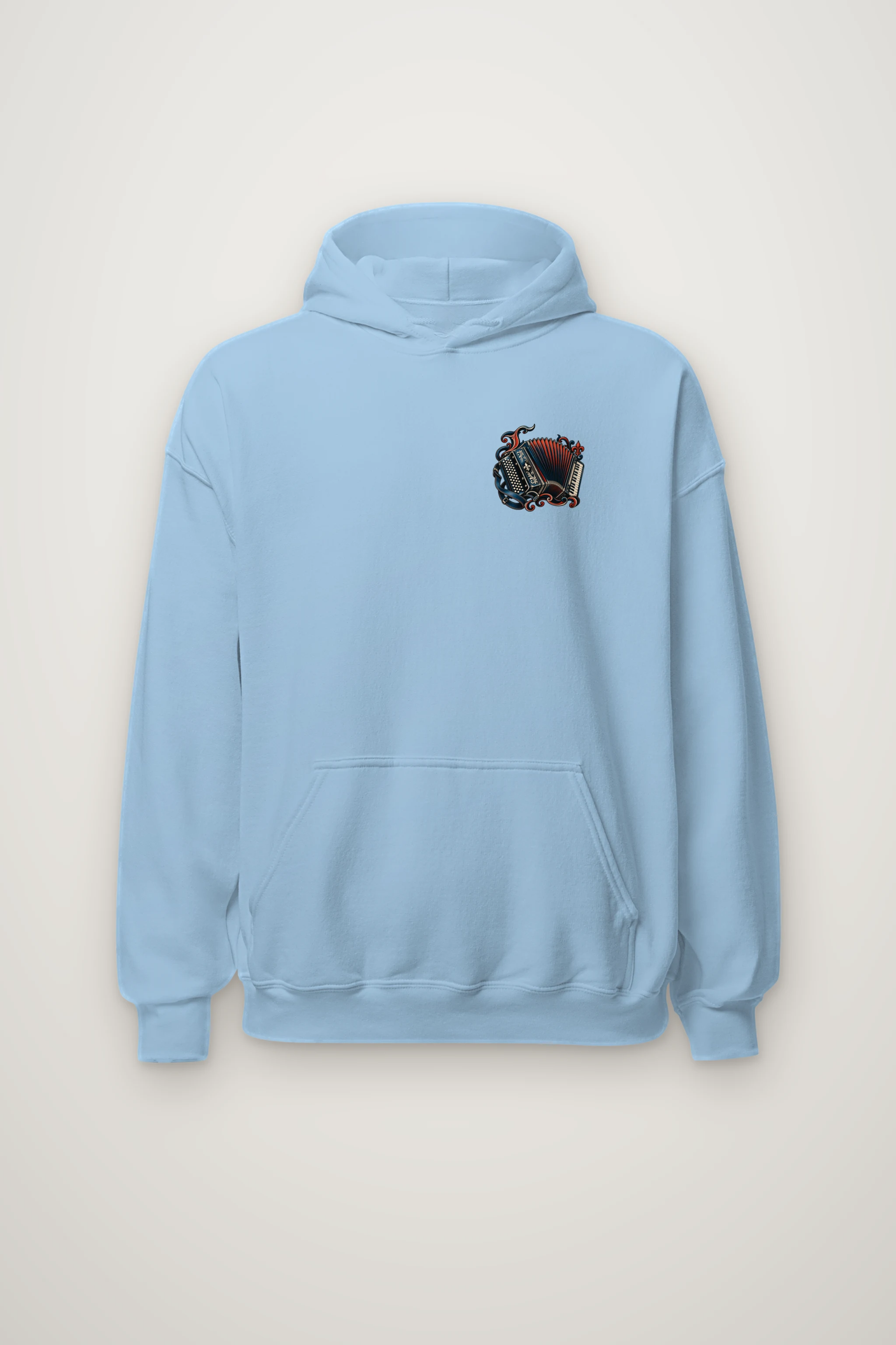 "Louisiana I Dance to Accordions" Heavy Blend Unisex Pullover Hoodie