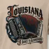 "Louisiana I Dance to Accordions" Heavyweight Unisex Crewneck T-shirt