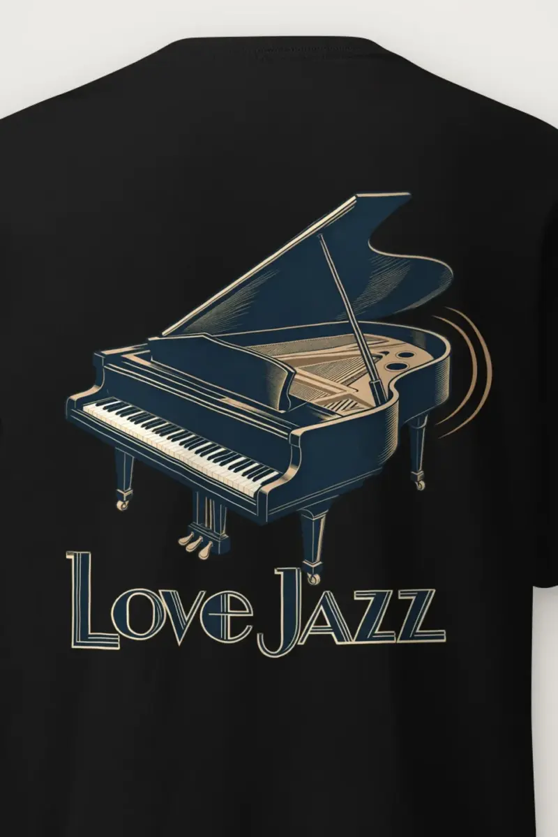 "Love Jazz" Heavyweight Unisex Crewneck T-shirt