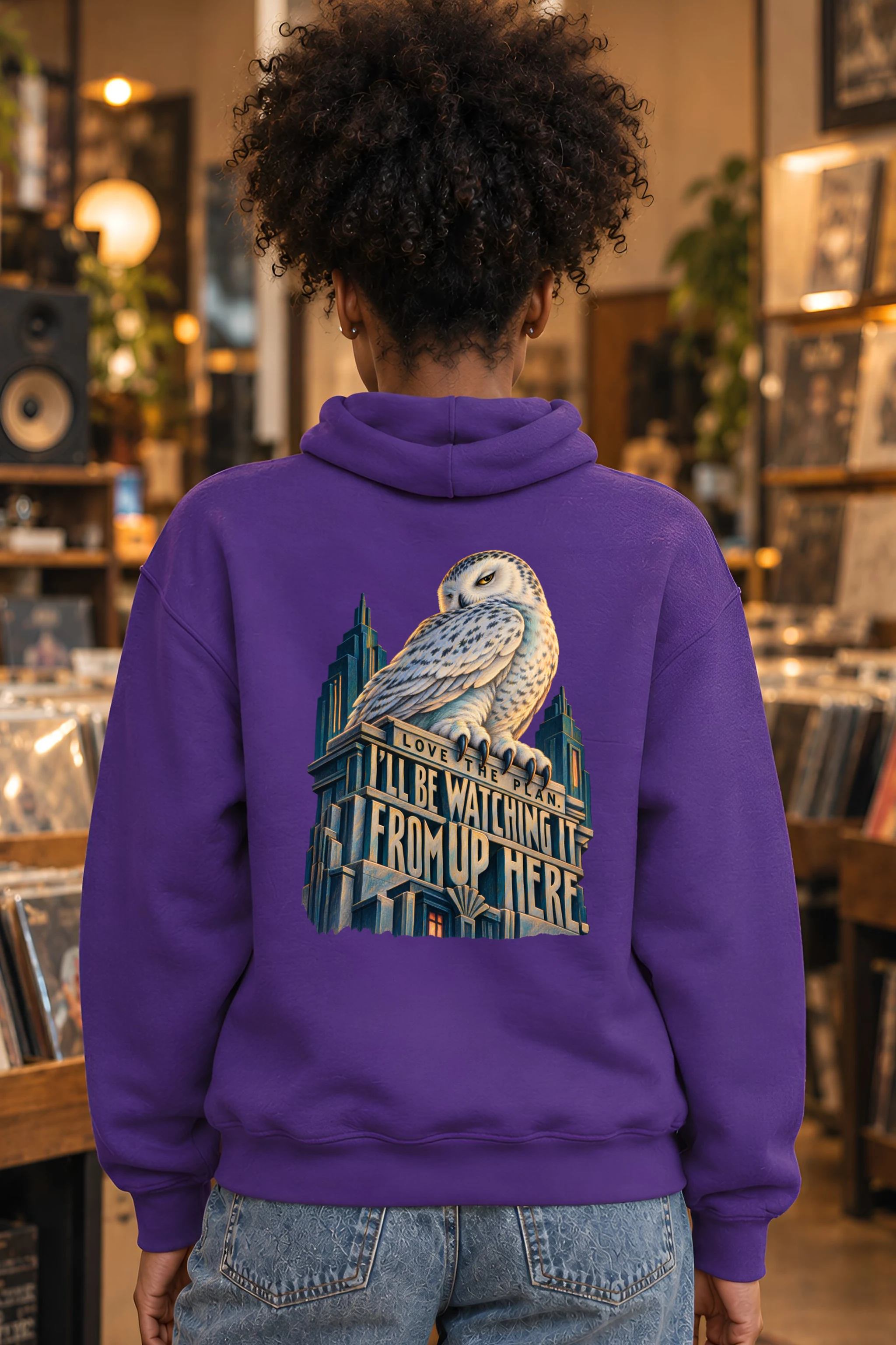 "Love The Plan Owl" Unisex Pullover Hoodie