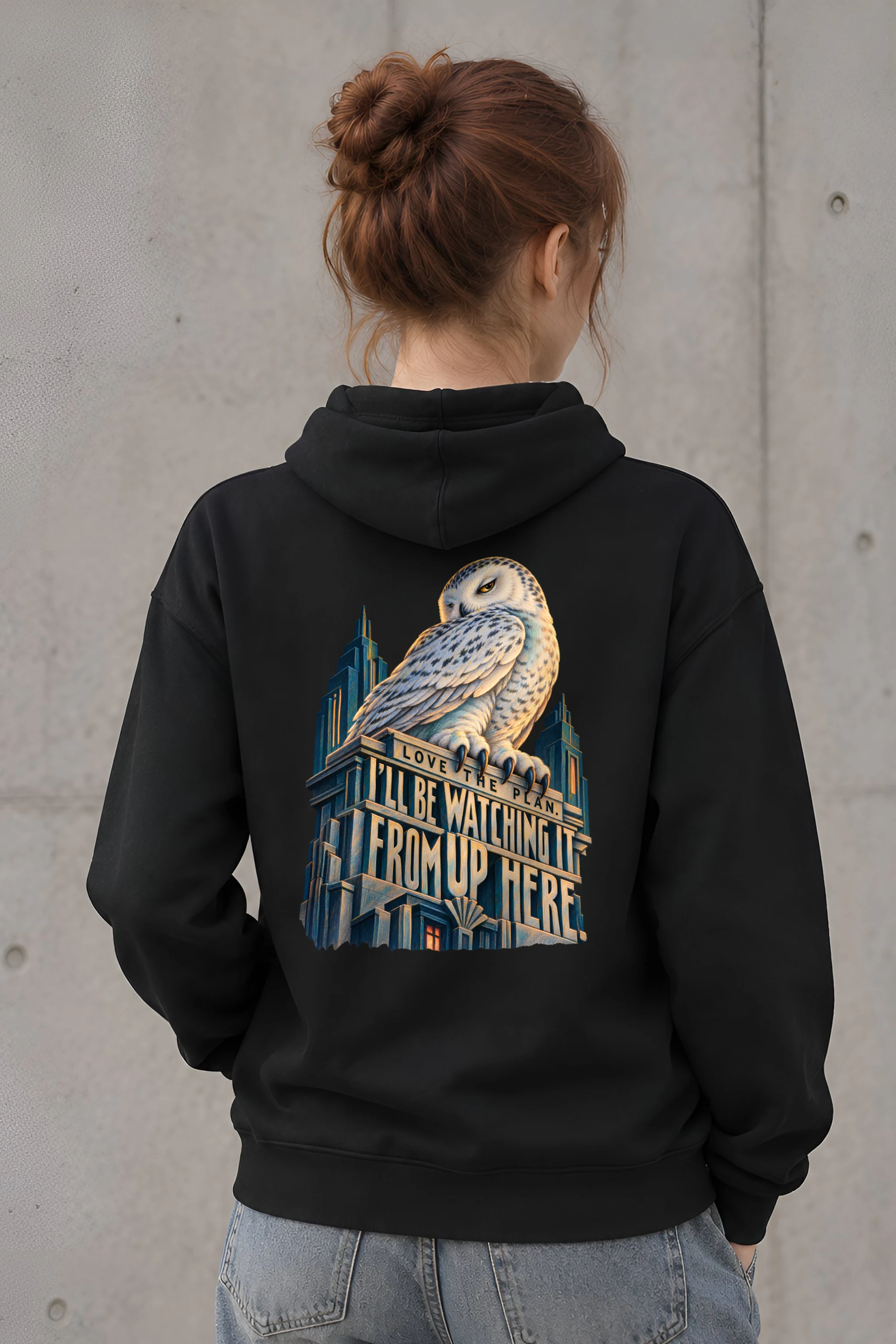 "Love The Plan Owl" Unisex Pullover Hoodie