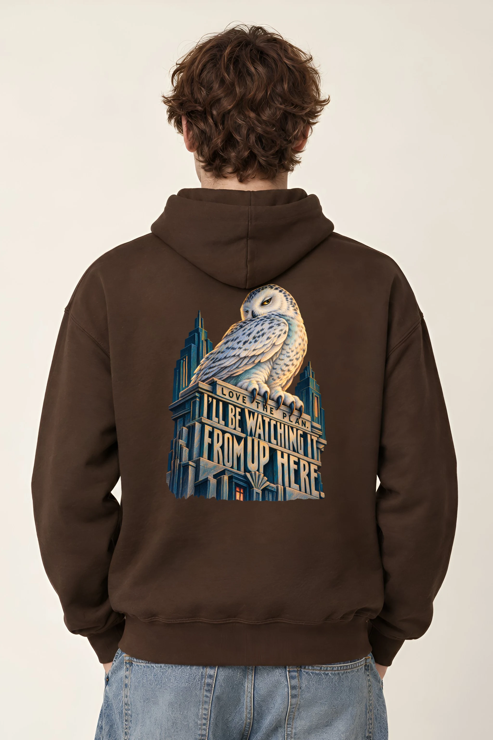 "Love The Plan Owl" Unisex Pullover Hoodie