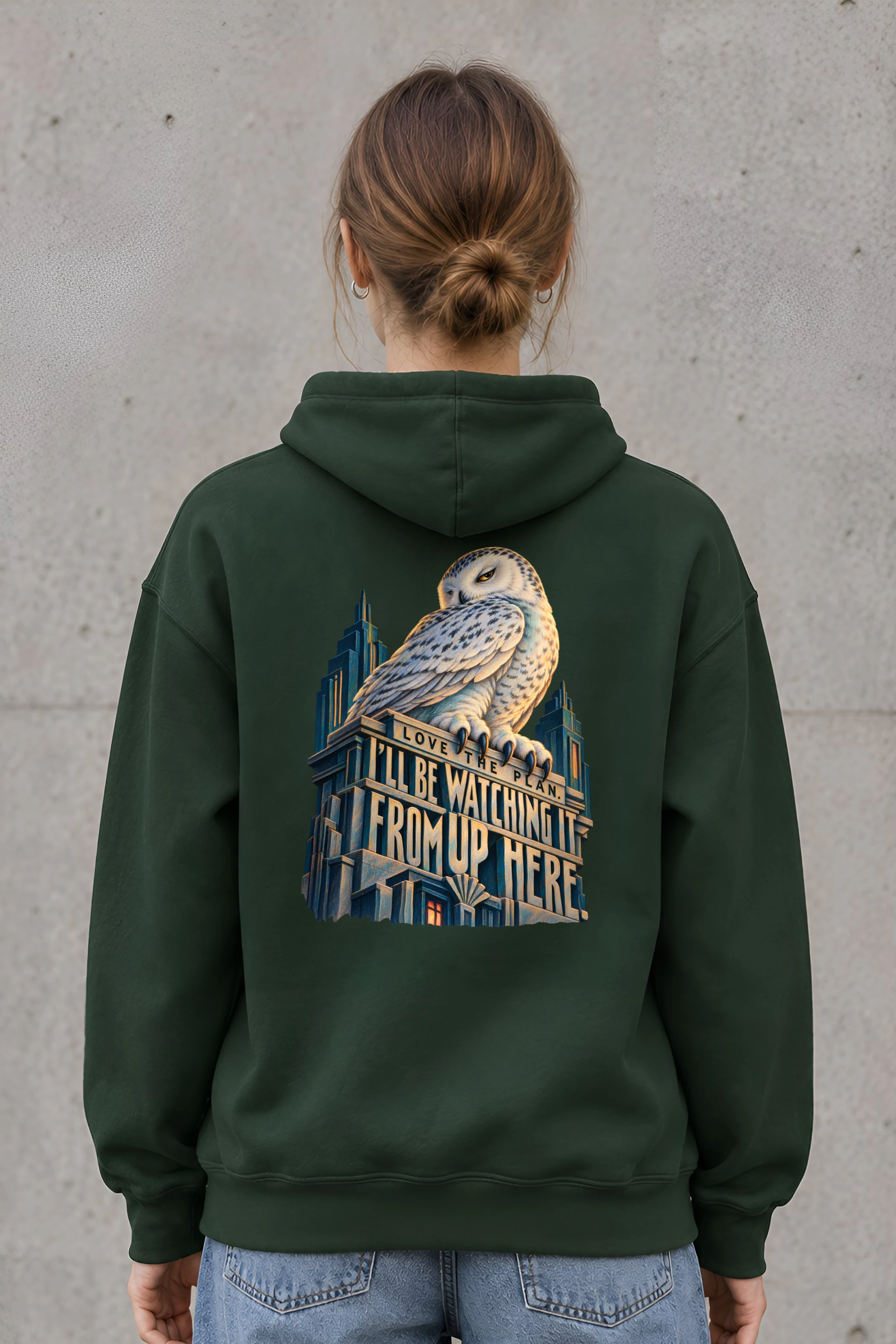 "Love The Plan Owl" Unisex Pullover Hoodie