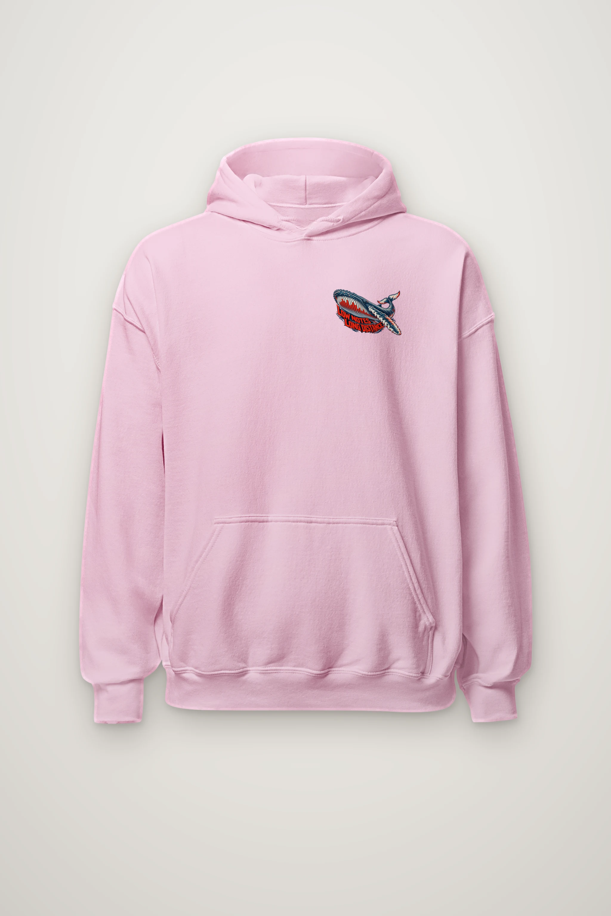 "Low Notes, Long Distance" Heavy Blend Unisex Pullover Hoodie