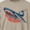 "Low Notes Long Distance" Men's Oversized Heavyweight Crewneck T-Shirt