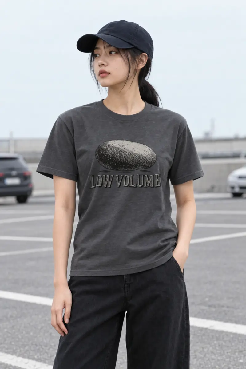 "Low Volume" Heavyweight Unisex Crewneck T-shirt