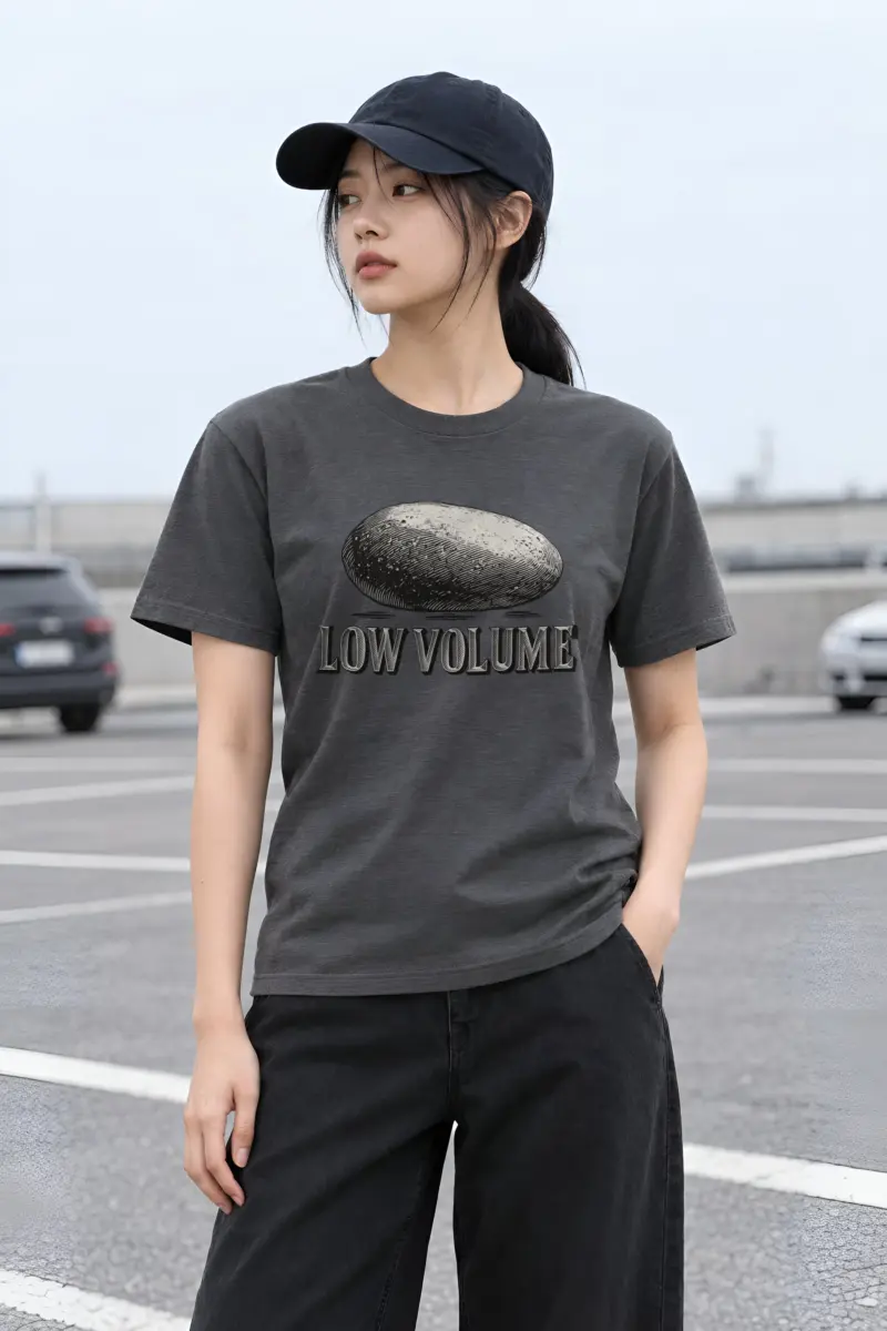 "Low Volume" Heavyweight Unisex Crewneck T-shirt