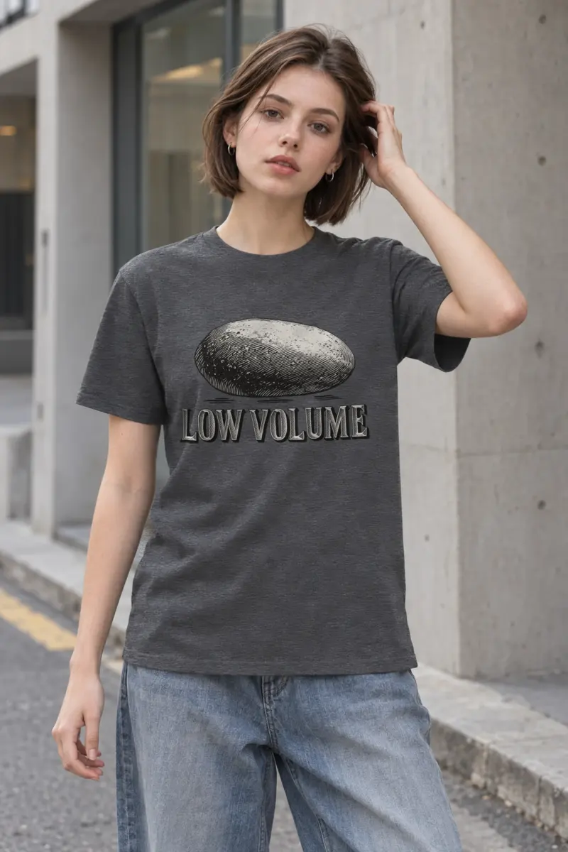 "Low Volume" Heavyweight Unisex Crewneck T-shirt