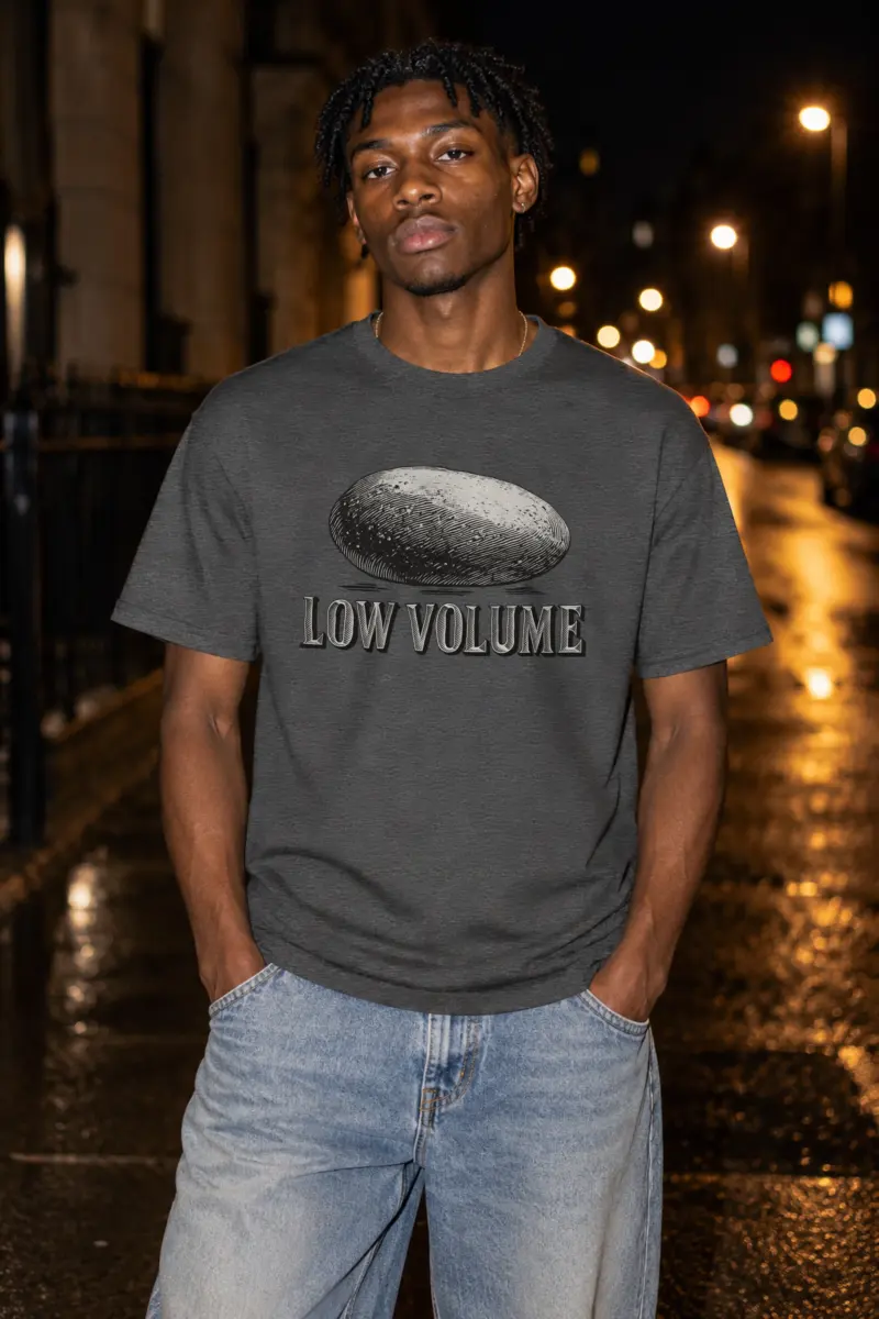 "Low Volume" Heavyweight Unisex Crewneck T-shirt