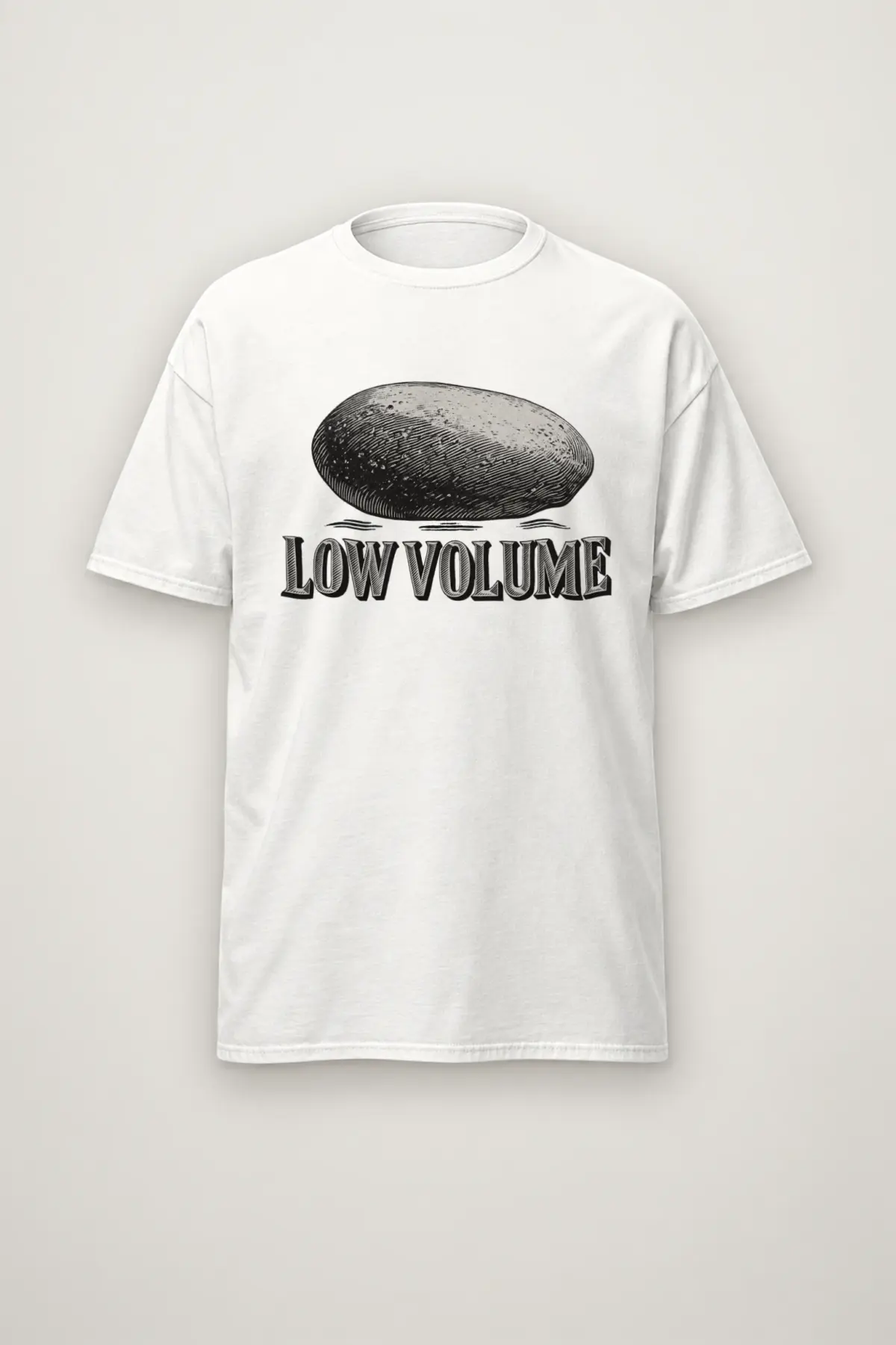 "Low Volume" Heavyweight Unisex Crewneck T-shirt
