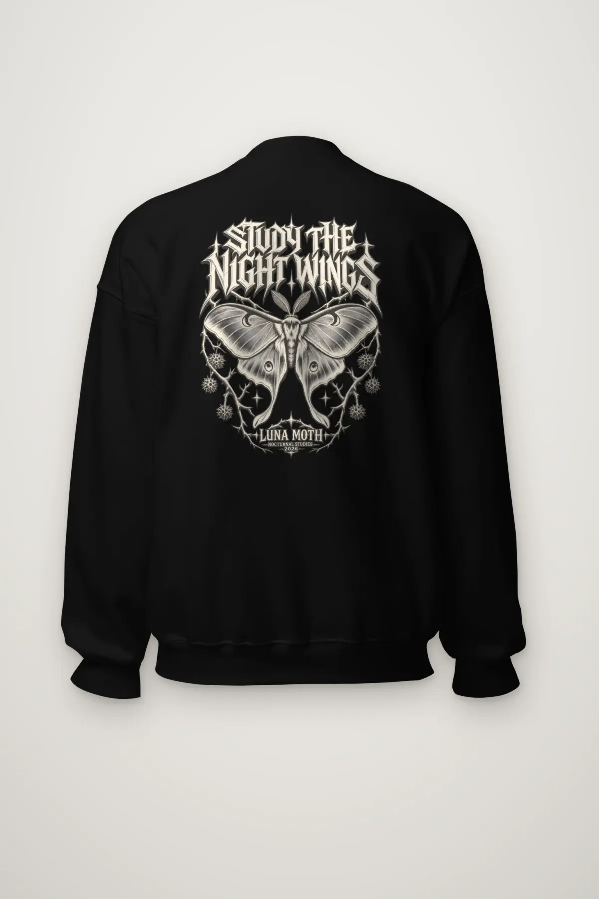 "Luna Moth Nocturnal Studies" Heavy Blend Unisex Crewneck Sweatshirt