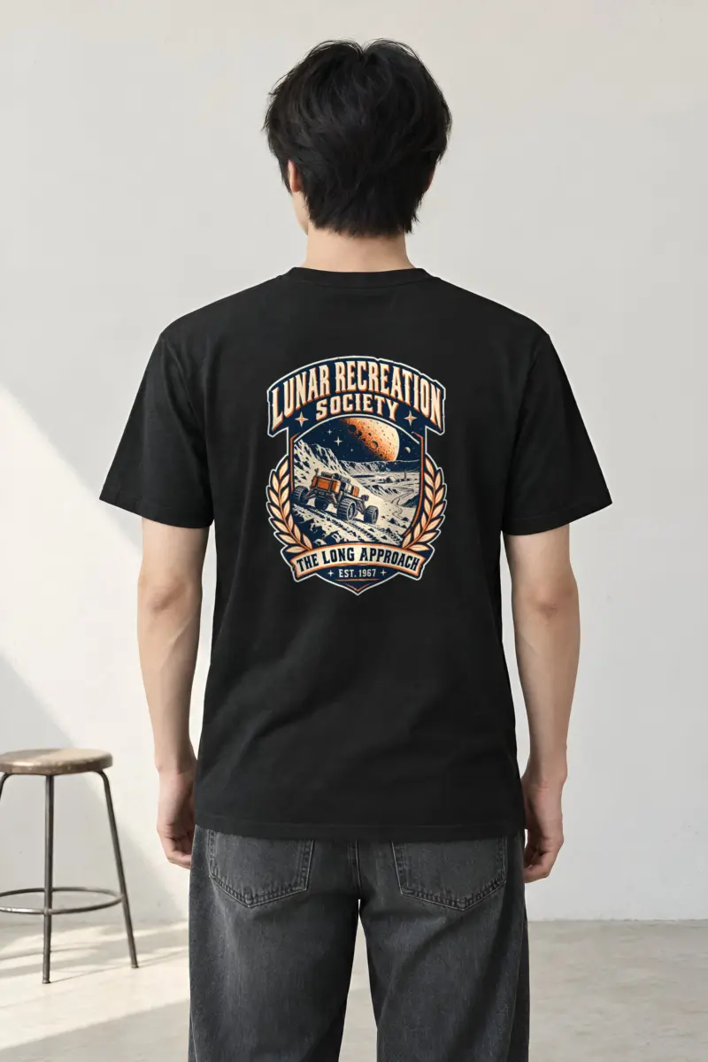 "Lunar Recreation Society" Heavyweight Unisex Crewneck T-shirt