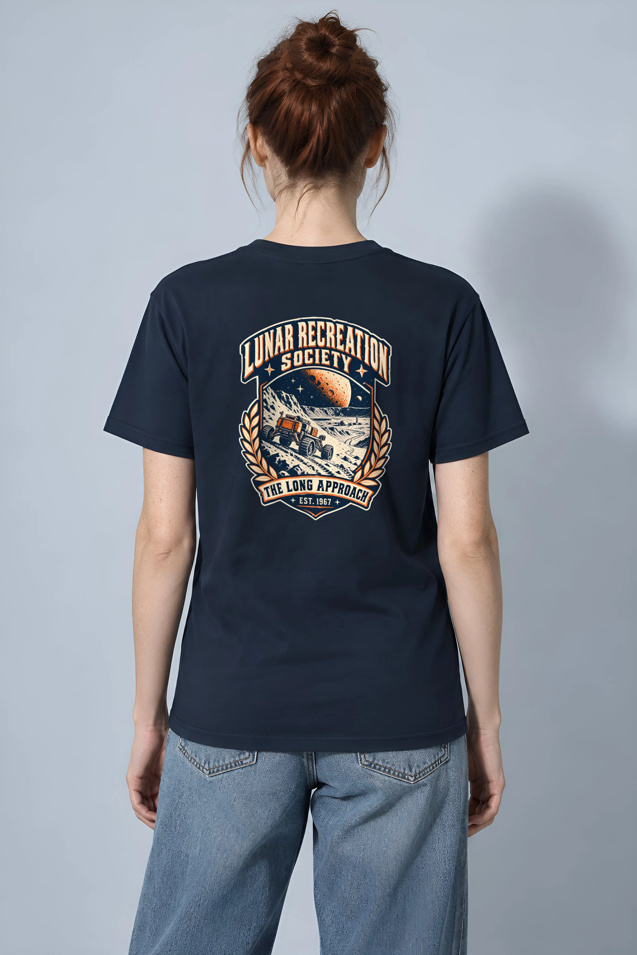 "Lunar Recreation Society" Heavyweight Unisex Crewneck T-shirt