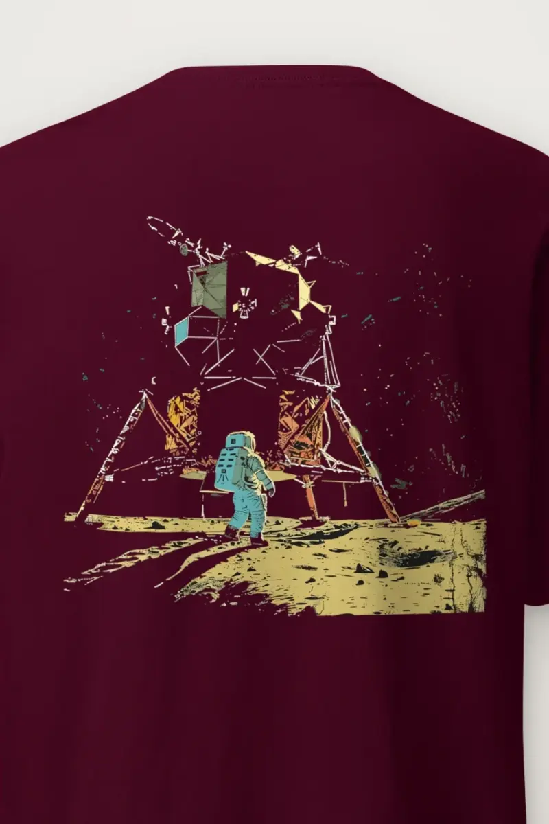 "Lunar Wreck Explorer" Heavyweight Unisex Crewneck T-shirt